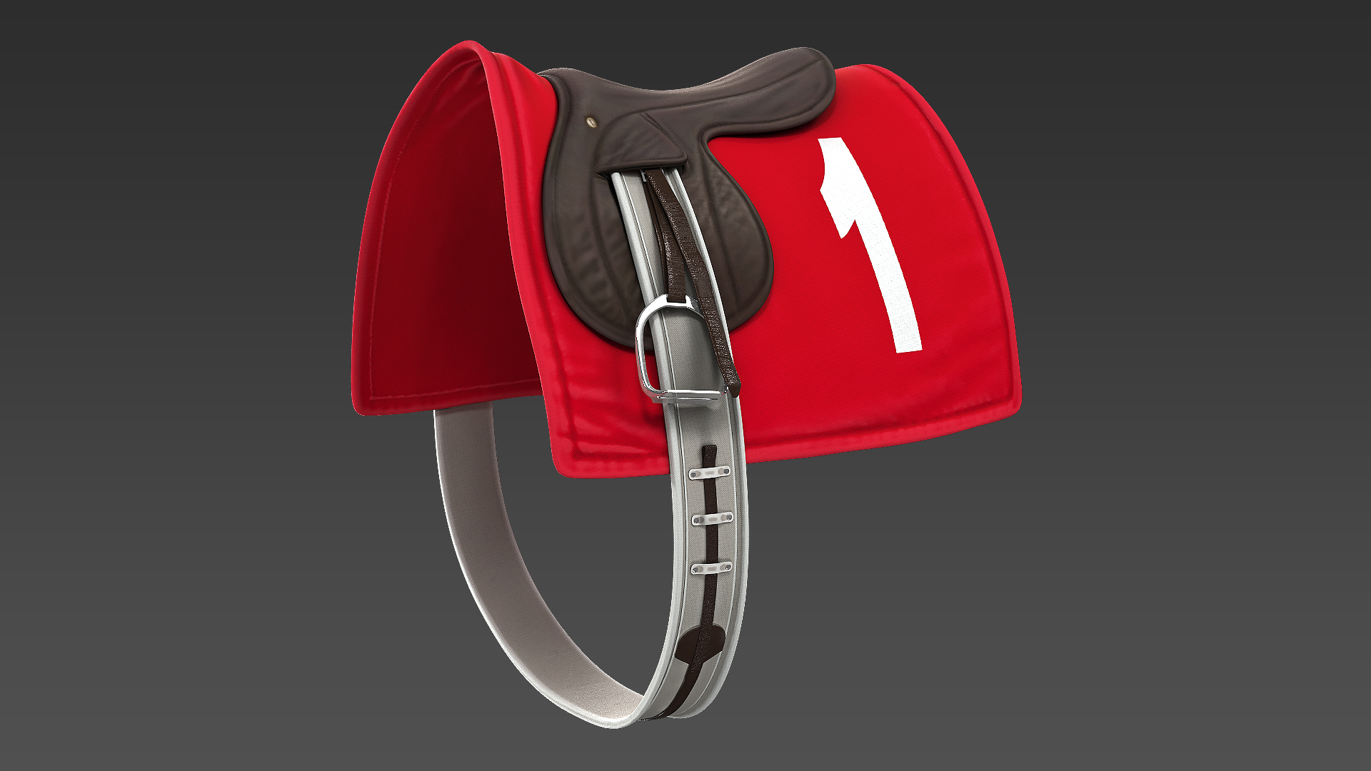 3D Racehorse Saddle