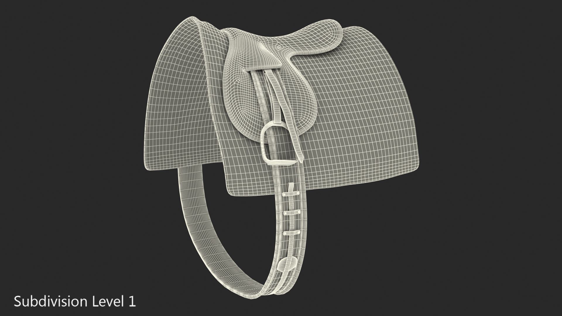 3D Racehorse Saddle