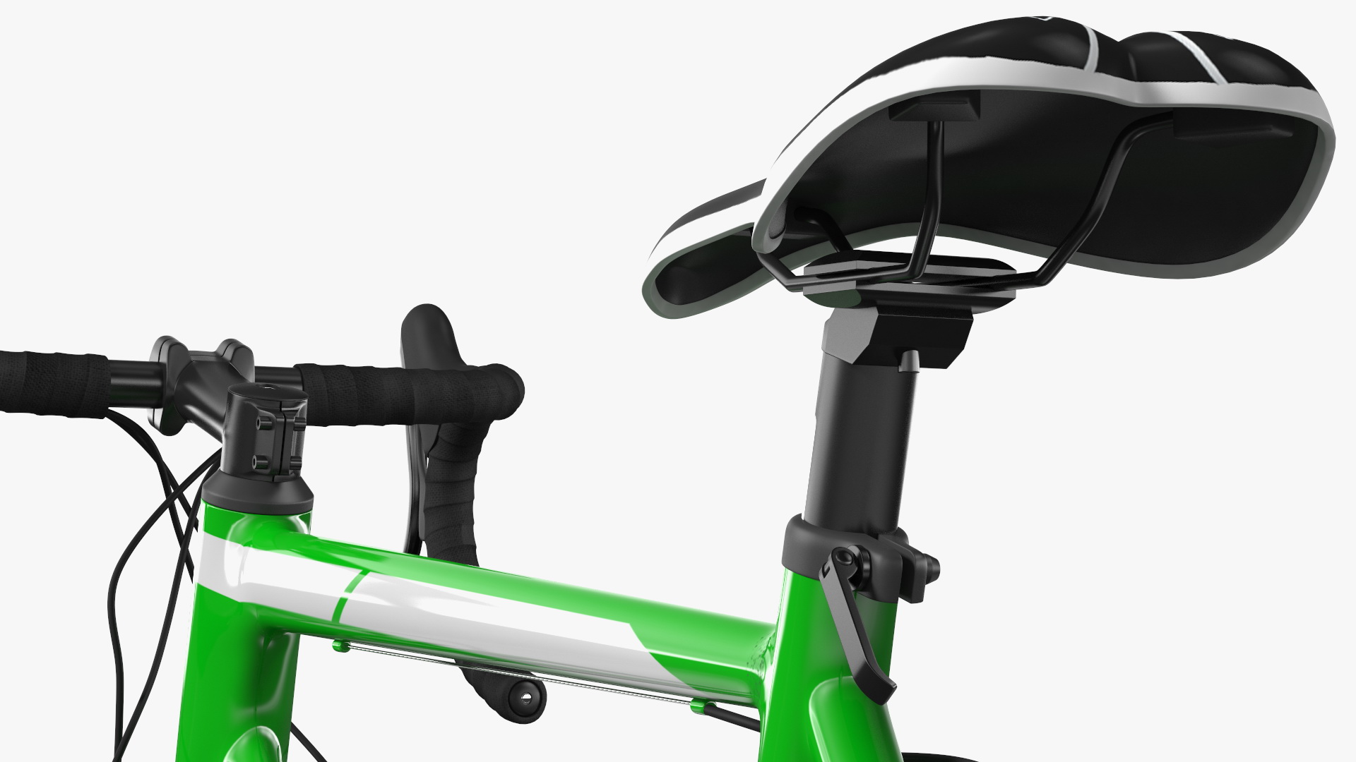 Bike Rack Aluminum Platform with Road Bike 3D