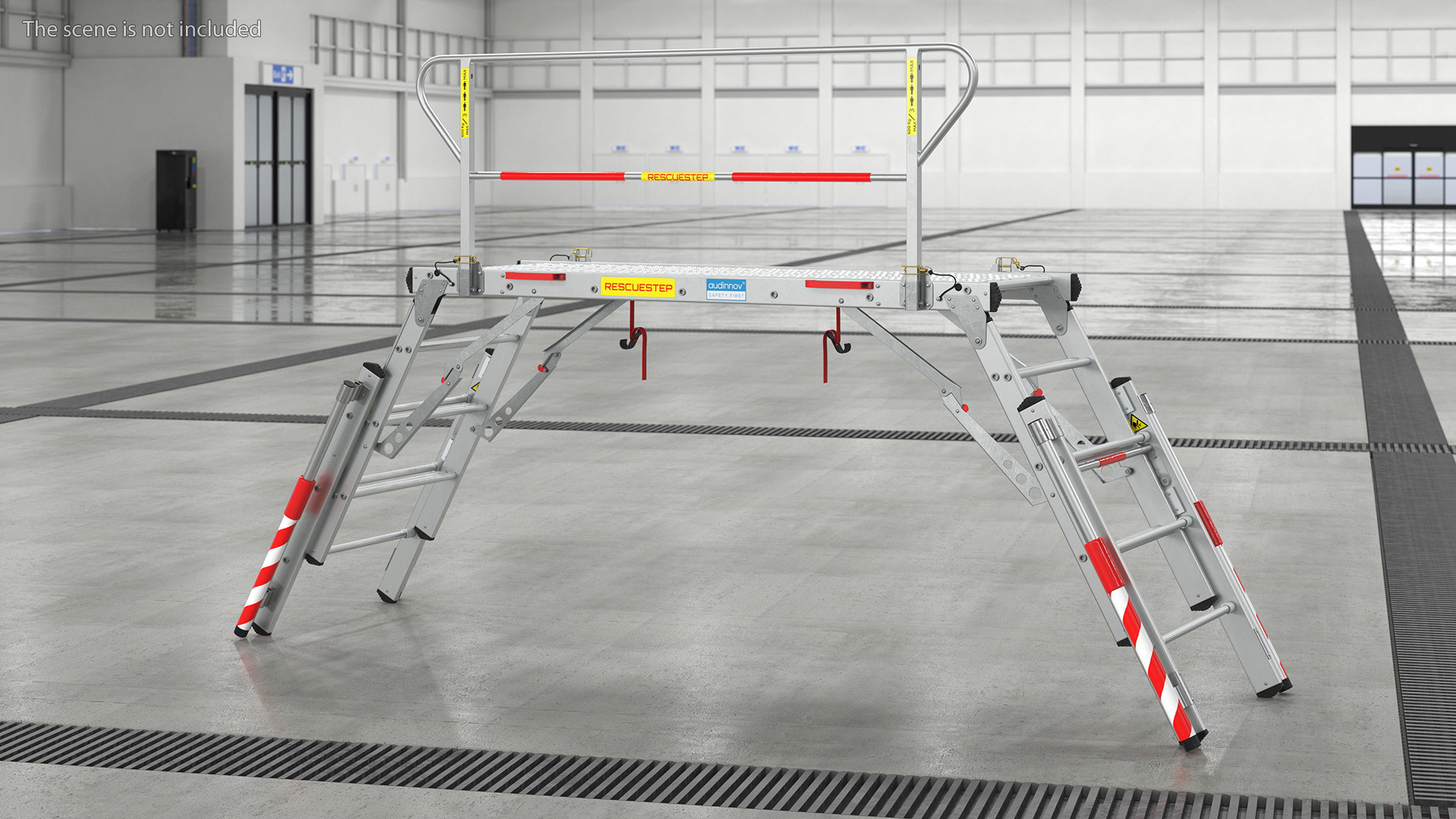 Rescue Platform with Stairs 3D