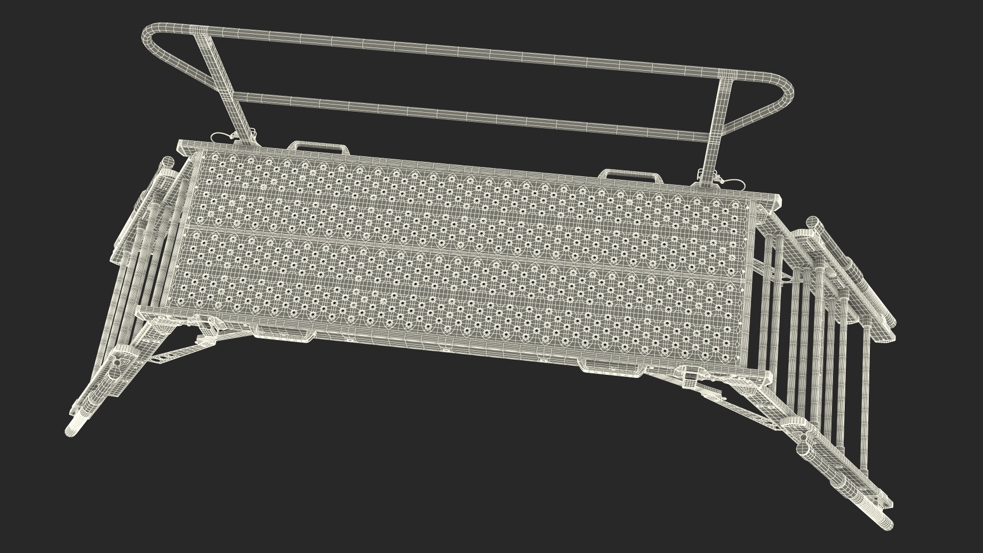 Rescue Platform with Stairs 3D