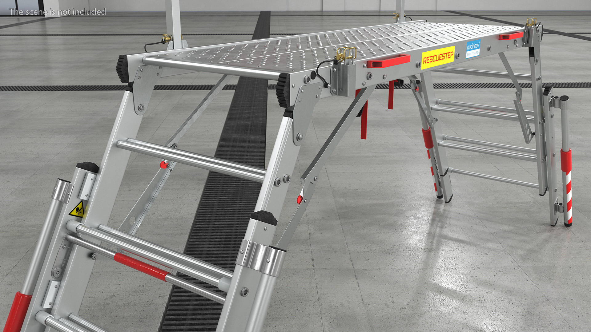 Rescue Platform with Stairs 3D