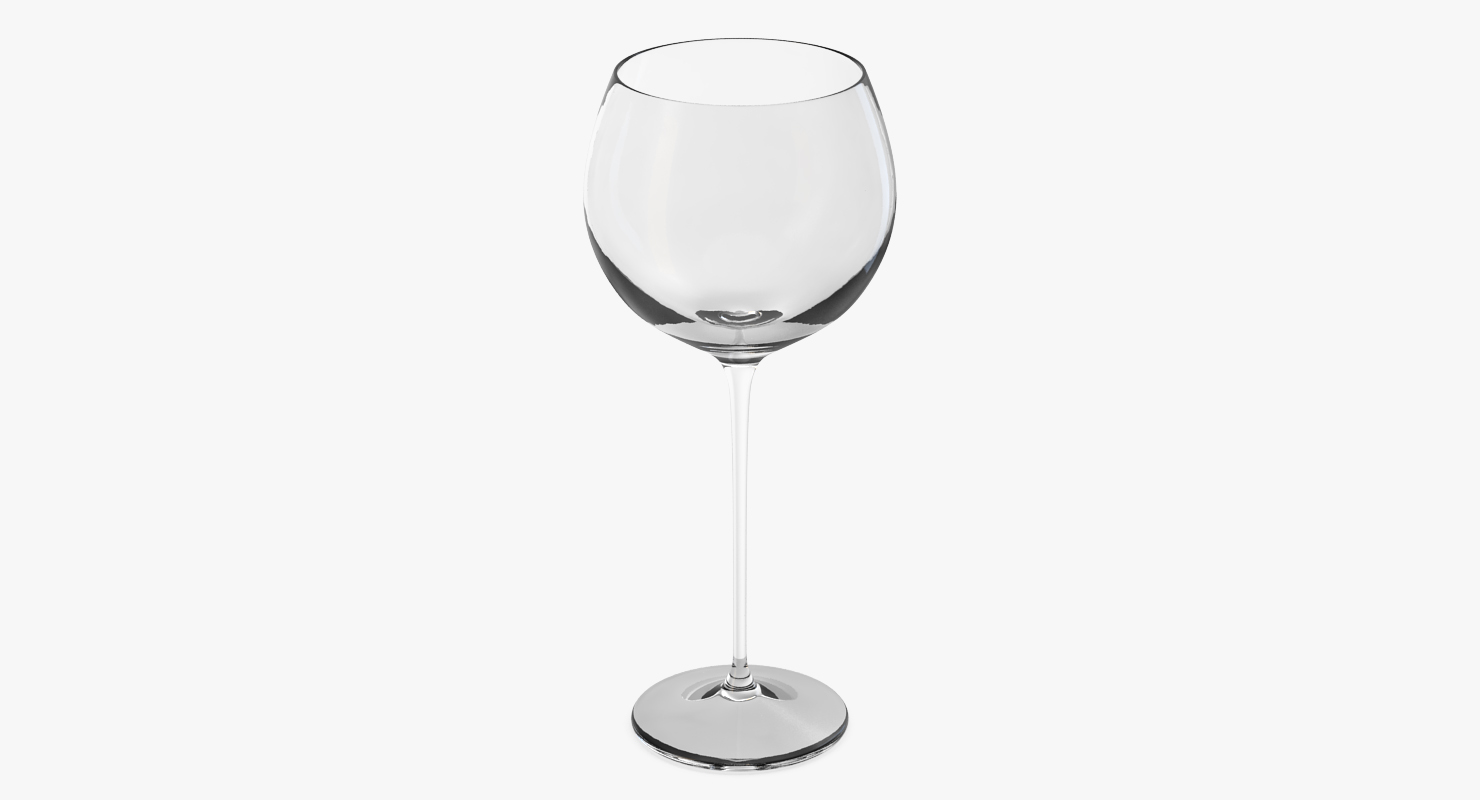 3D Balloon Wine Glass model