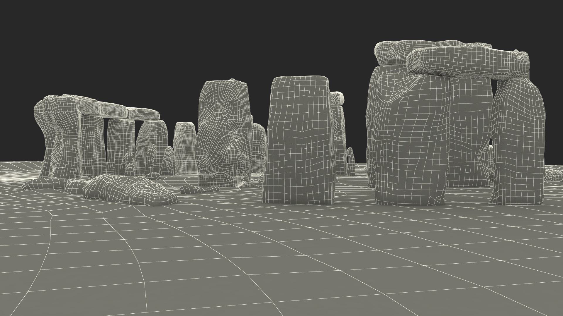 3D model Stonehenge