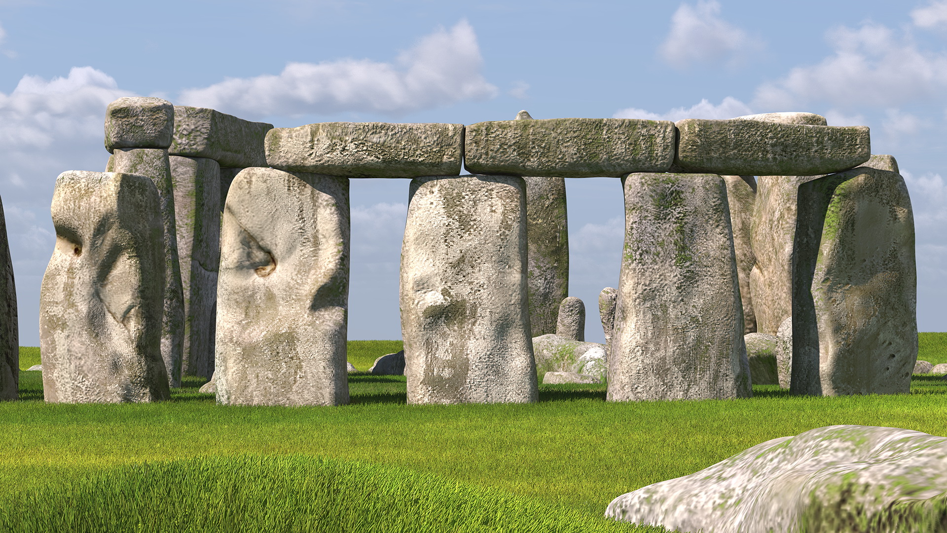 3D model Stonehenge