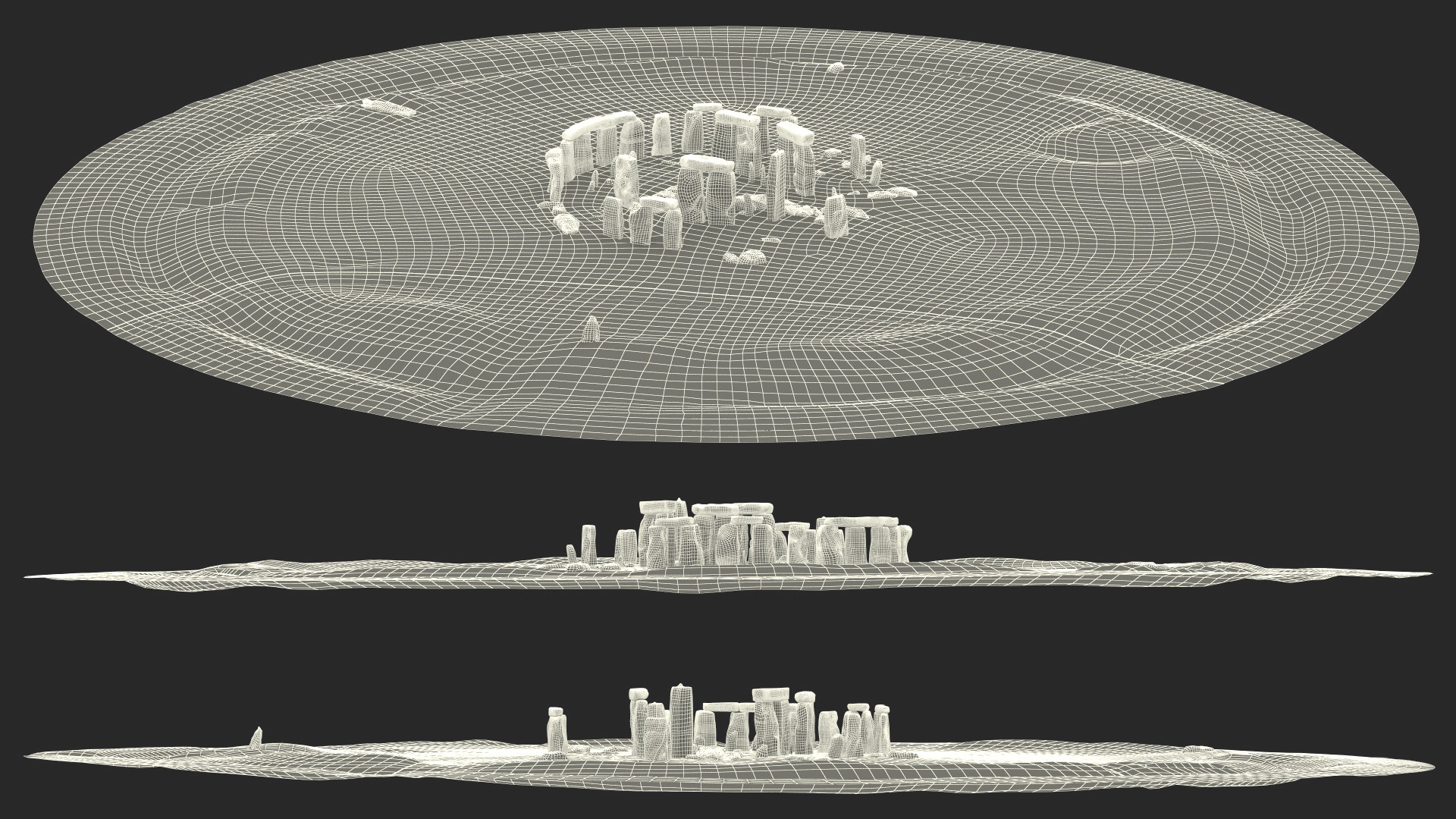 3D model Stonehenge
