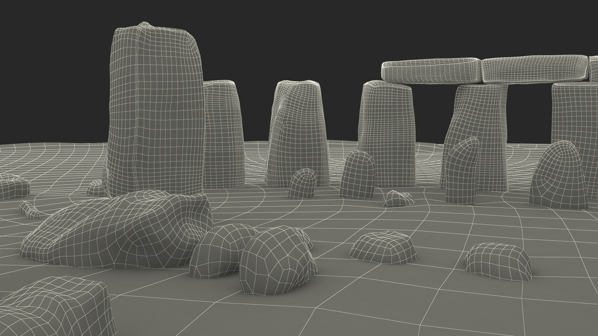 3D model Stonehenge