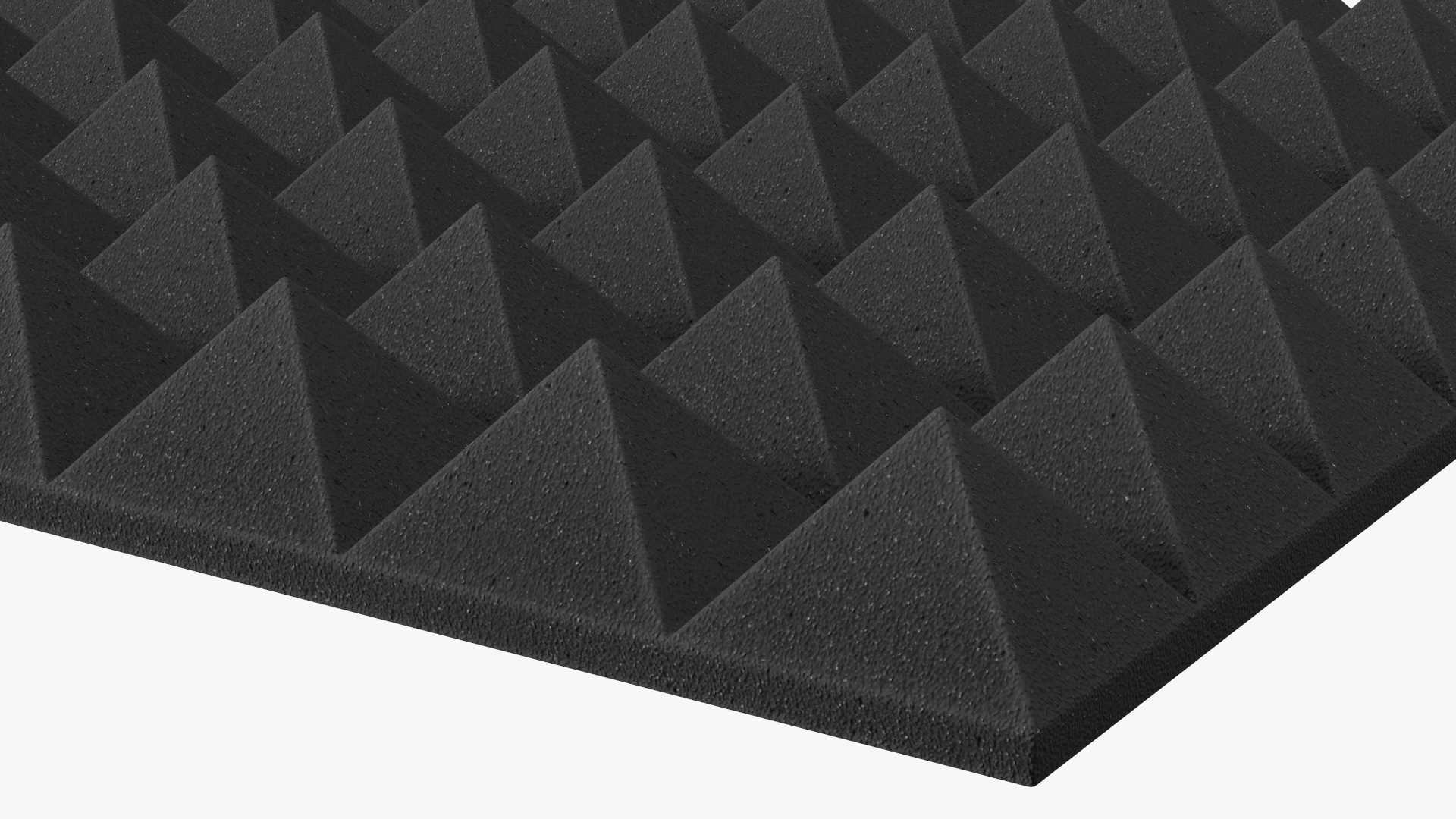3D Sound Proofing Panel Black