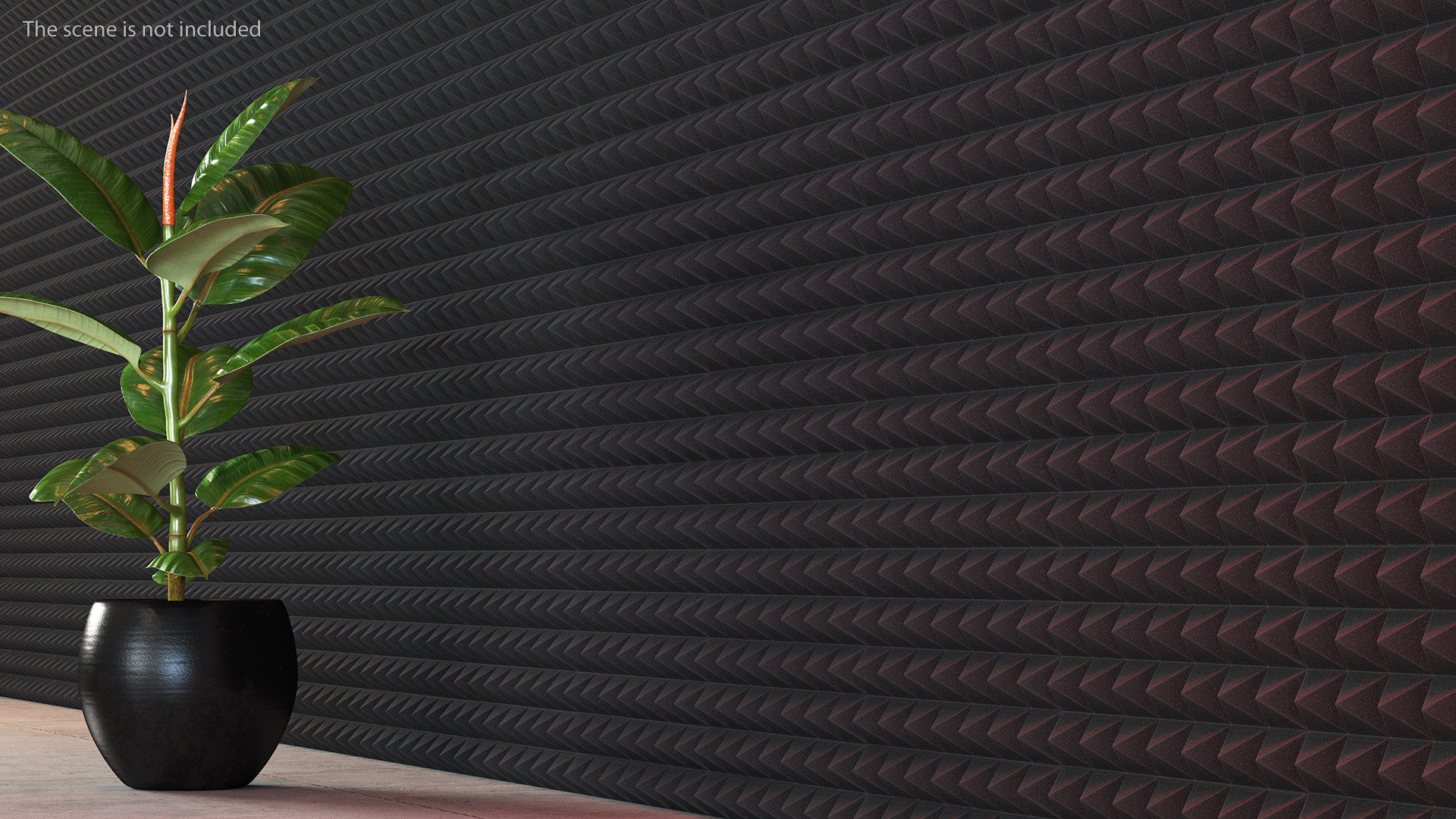 3D Sound Proofing Panel Black