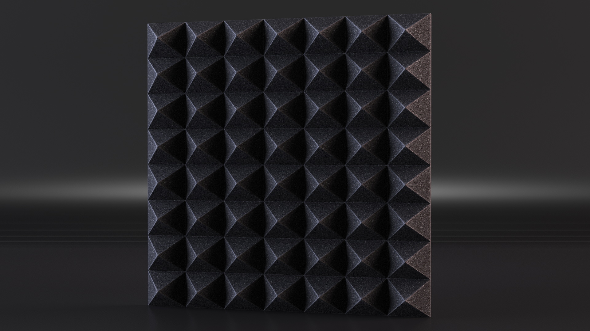 3D Sound Proofing Panel Black