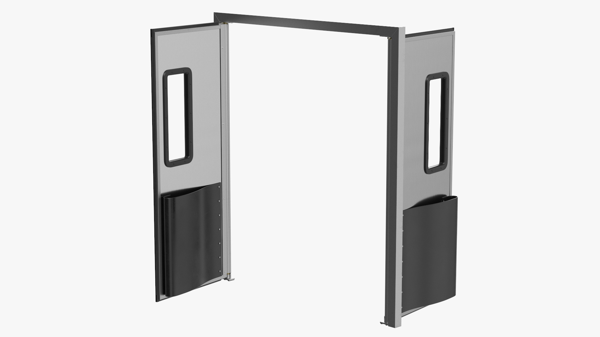 3D Metal Impact Traffic Doors