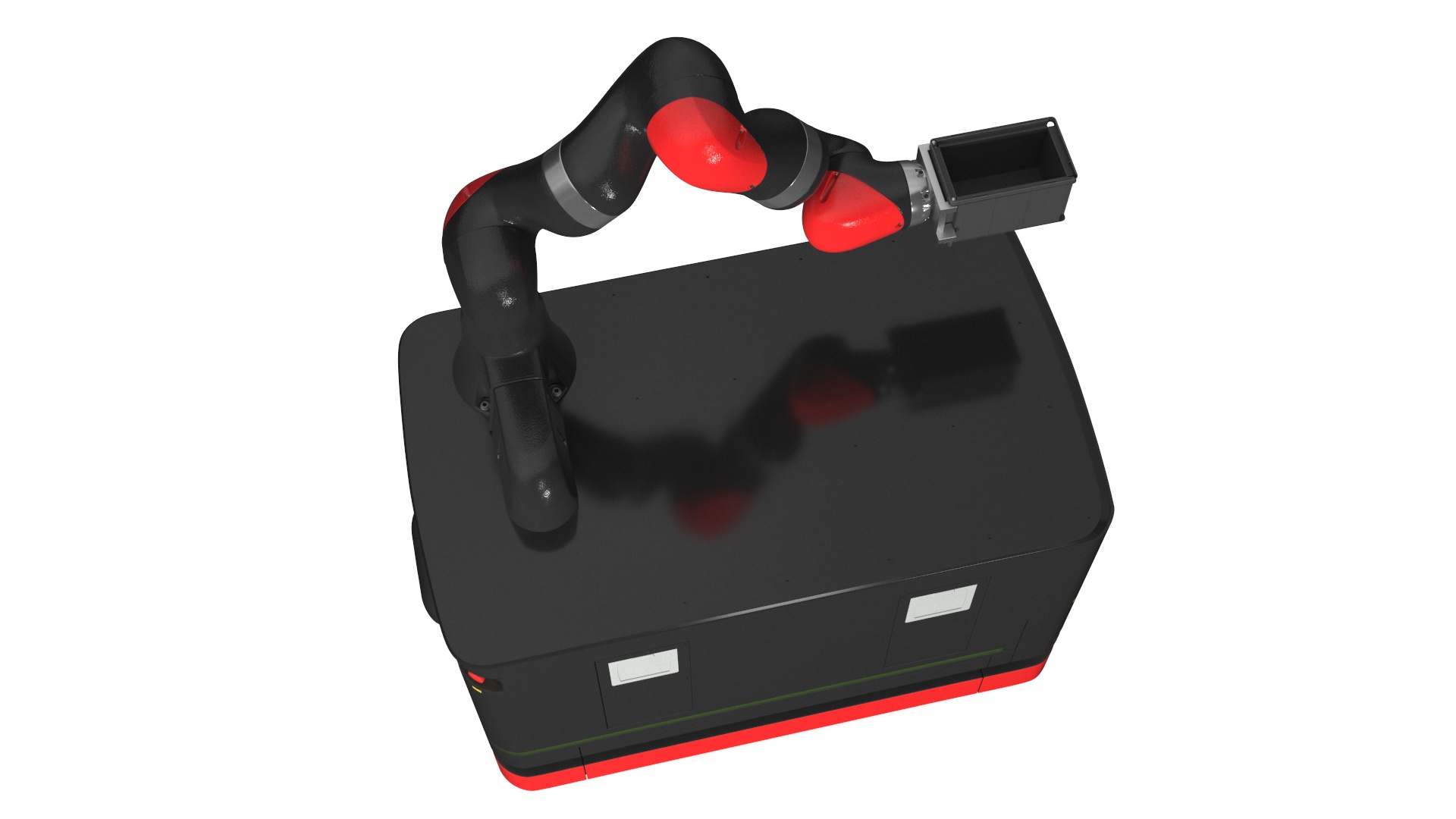 Mobile Robot Hand with Special Box 3D model