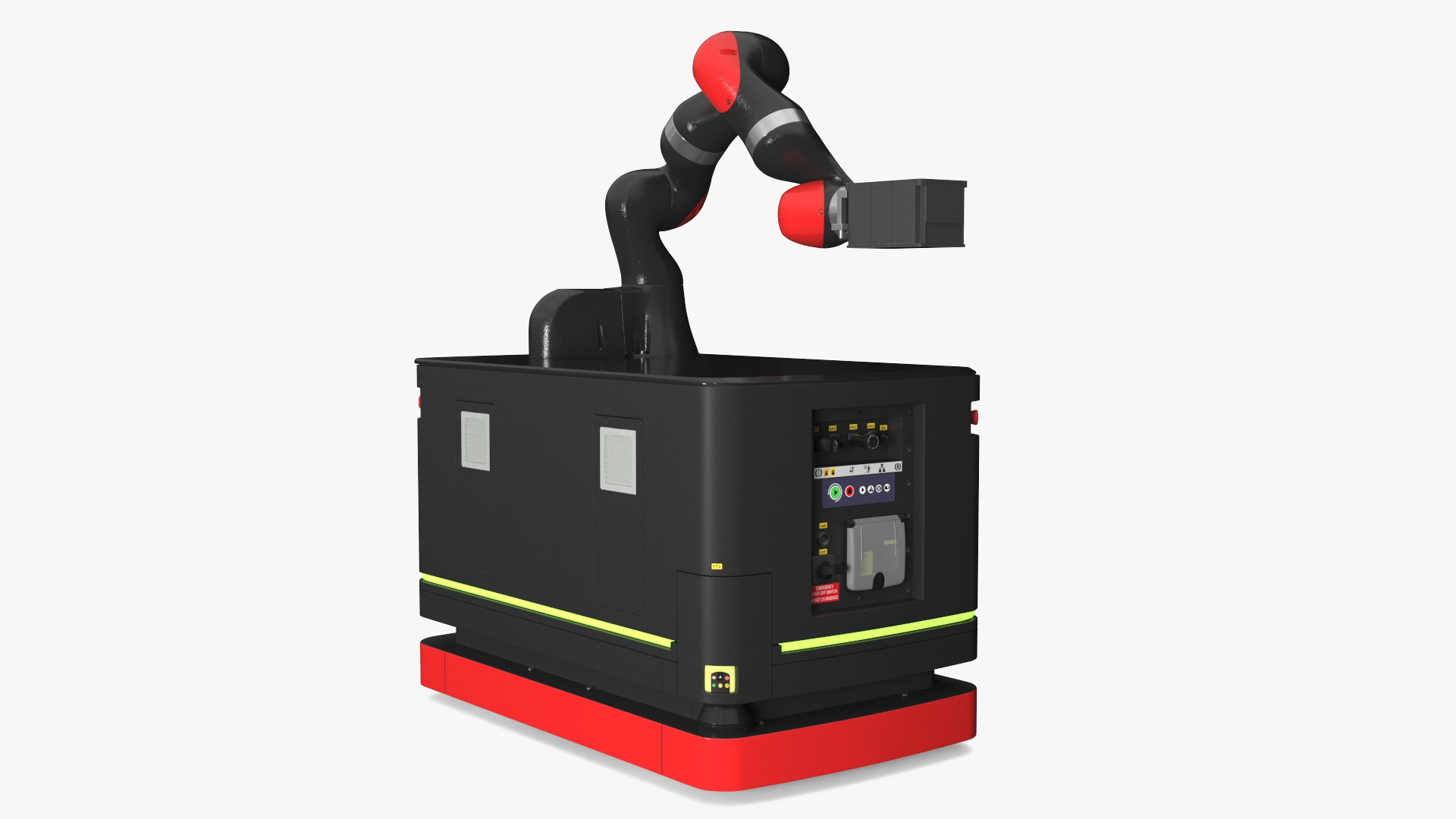Mobile Robot Hand with Special Box 3D model
