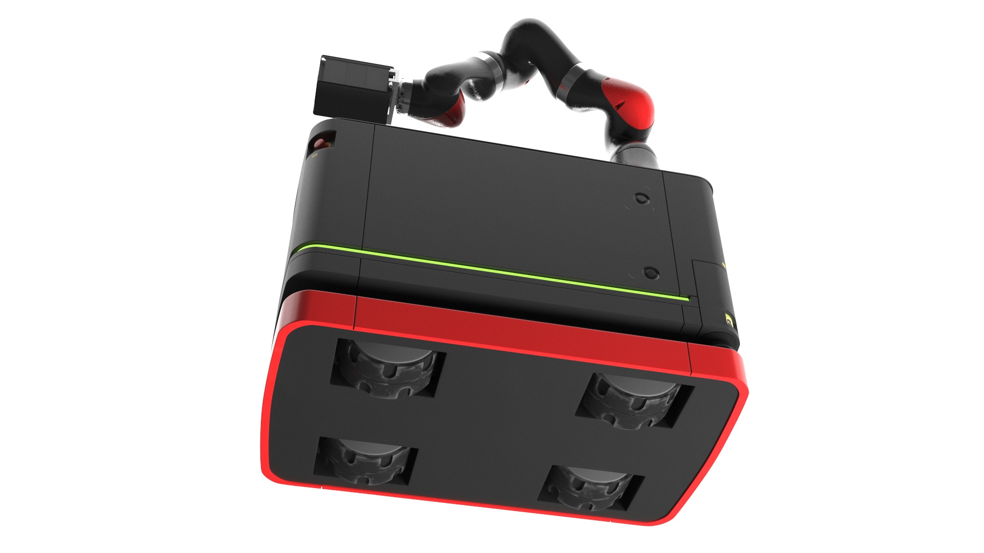 Mobile Robot Hand with Special Box 3D model