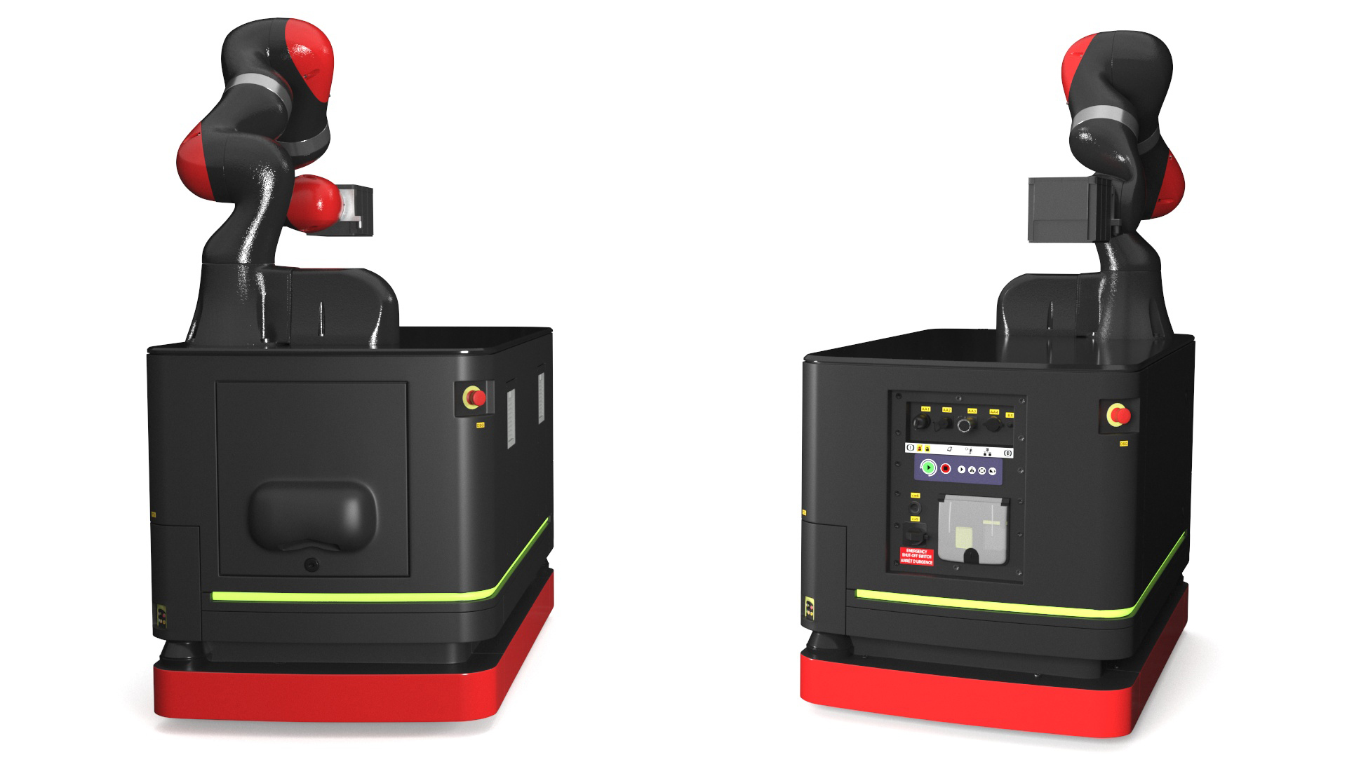 Mobile Robot Hand with Special Box 3D model