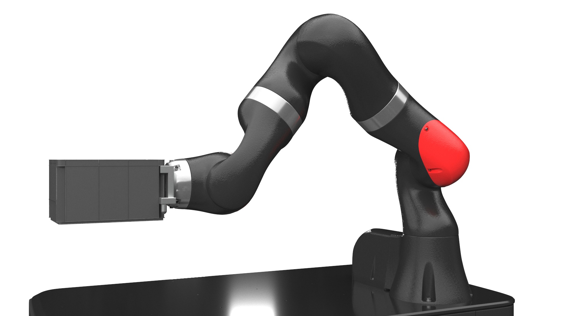 Mobile Robot Hand with Special Box 3D model