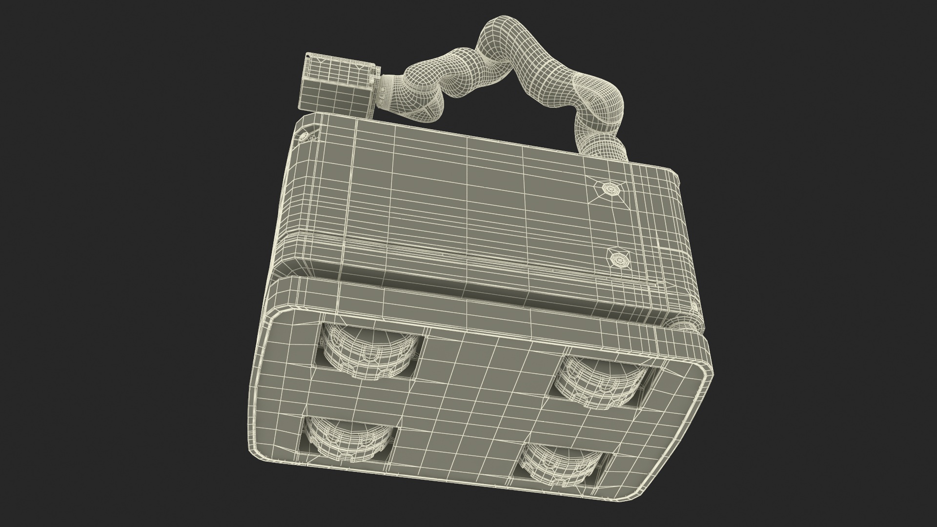 Mobile Robot Hand with Special Box 3D model