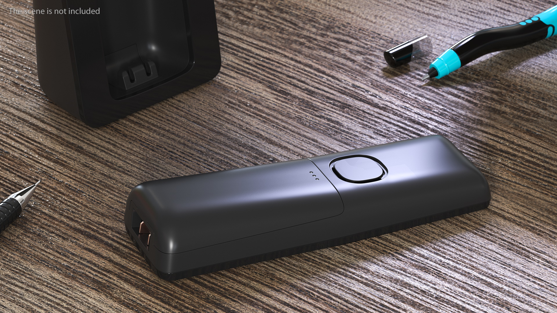Single Cordless DECT Home Phone with Charger 3D model