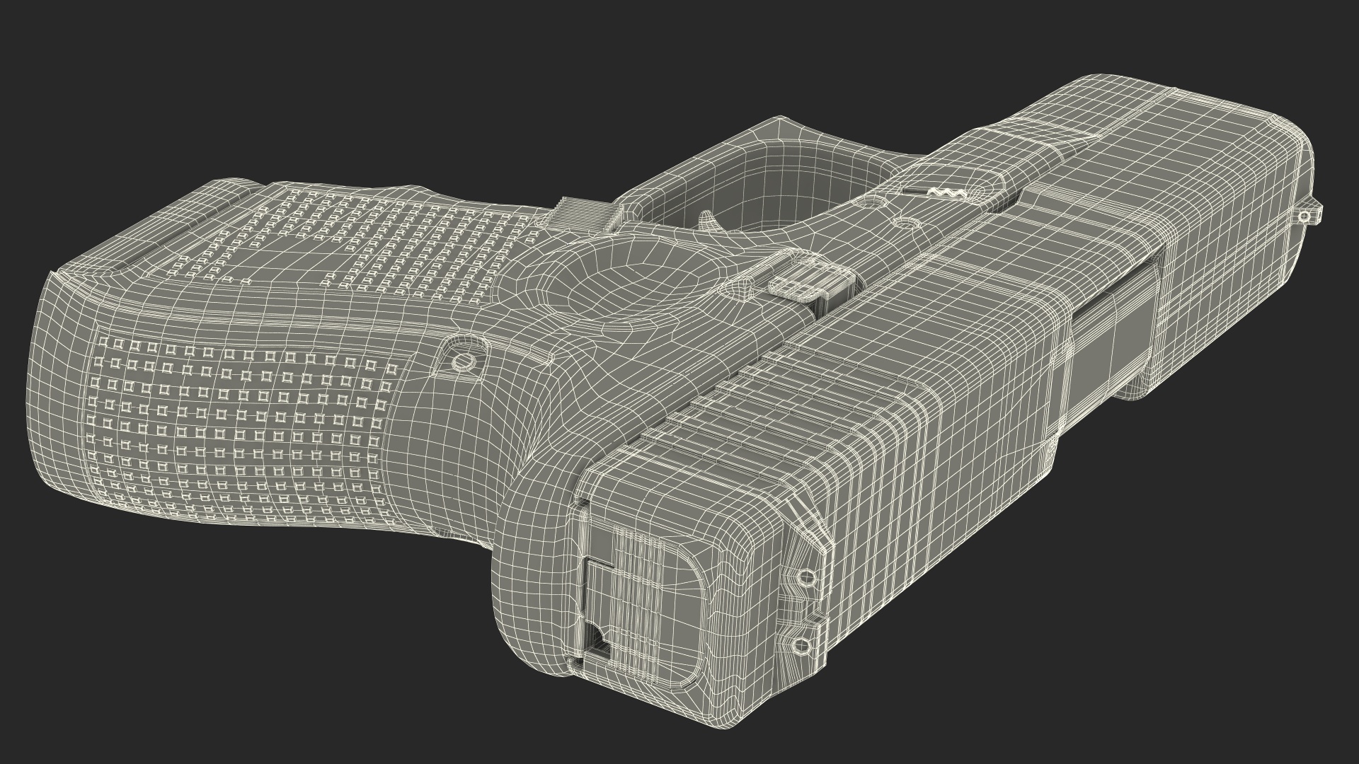 Sub Compact 9mm Pistol 3D