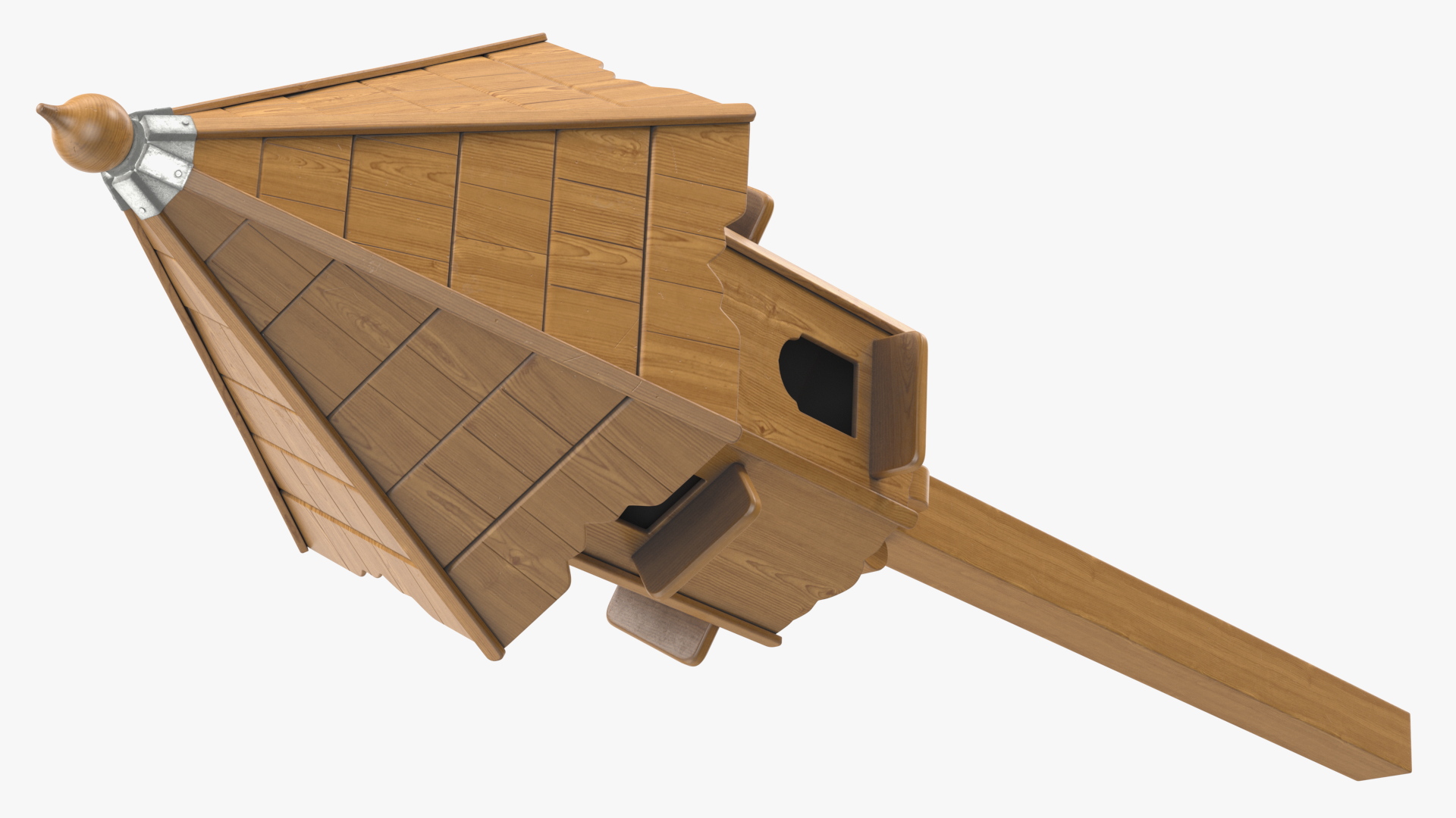 Wooden Dovecote for Six Nests 3D model