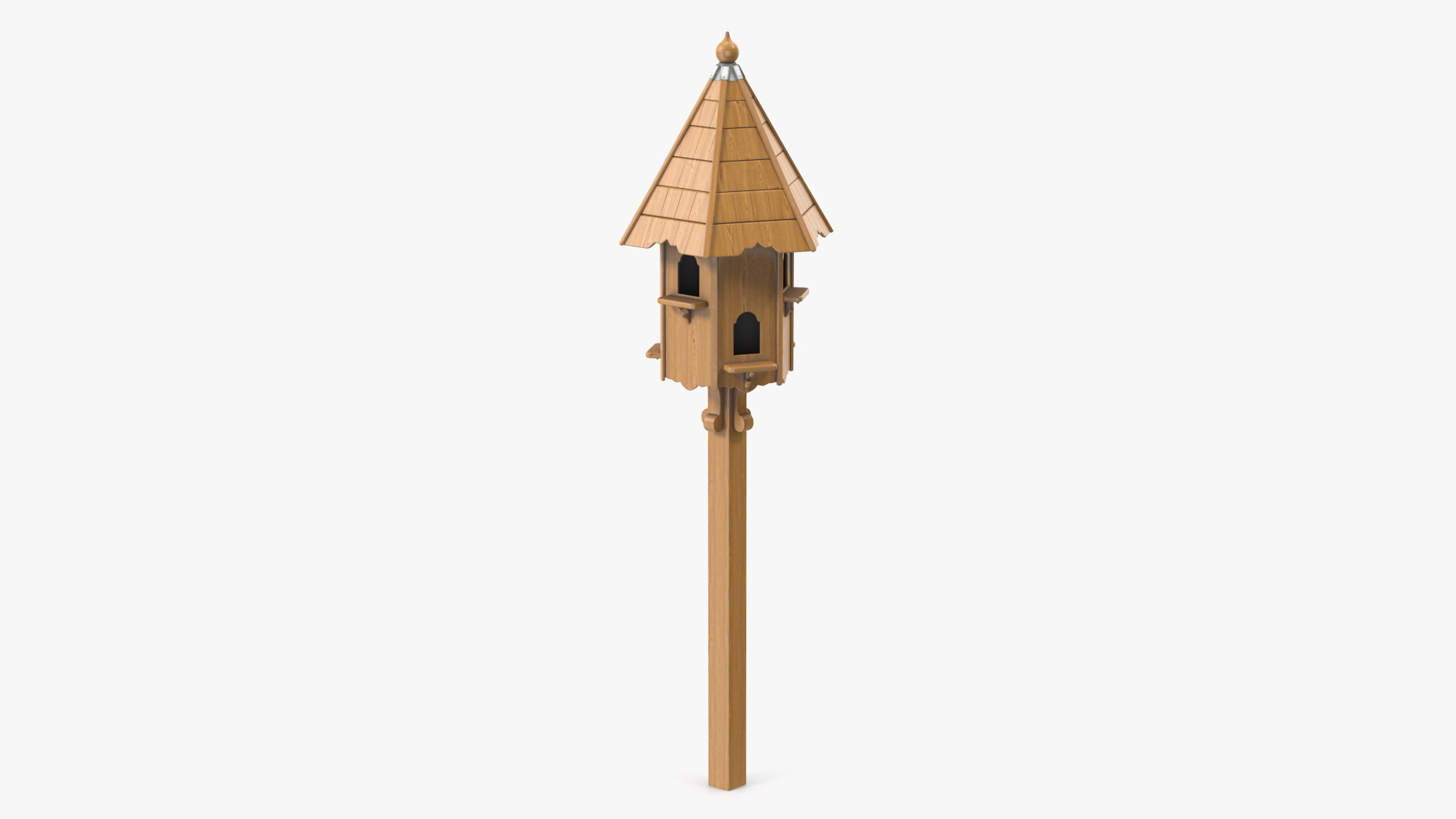 Wooden Dovecote for Six Nests 3D model