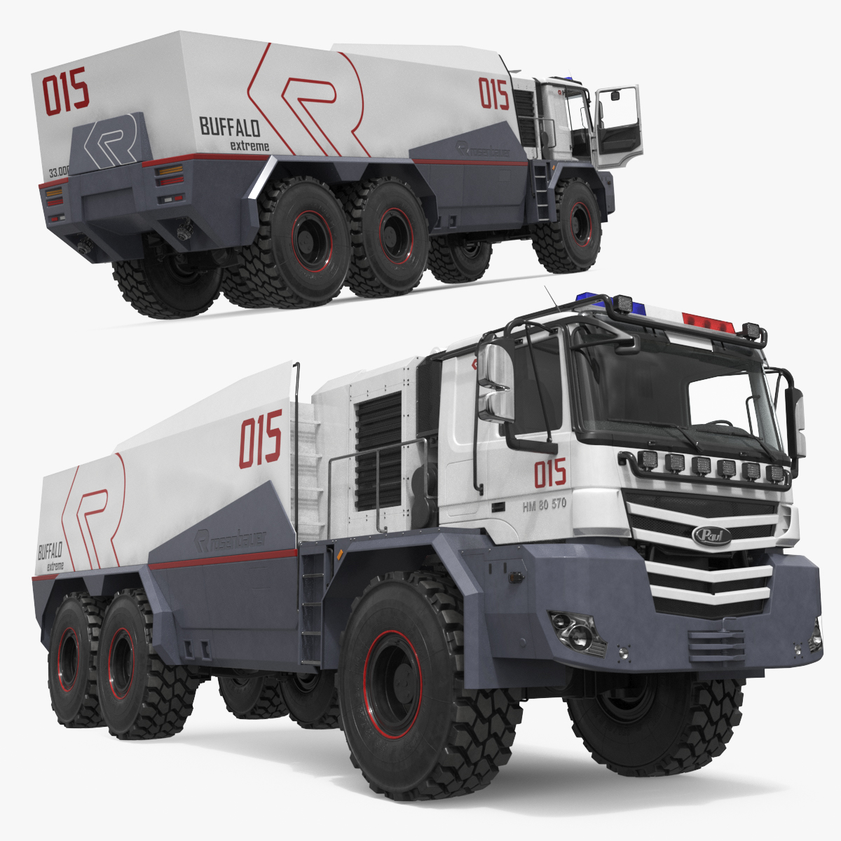 Rosenbauer Buffalo Extreme Fire Truck Rigged