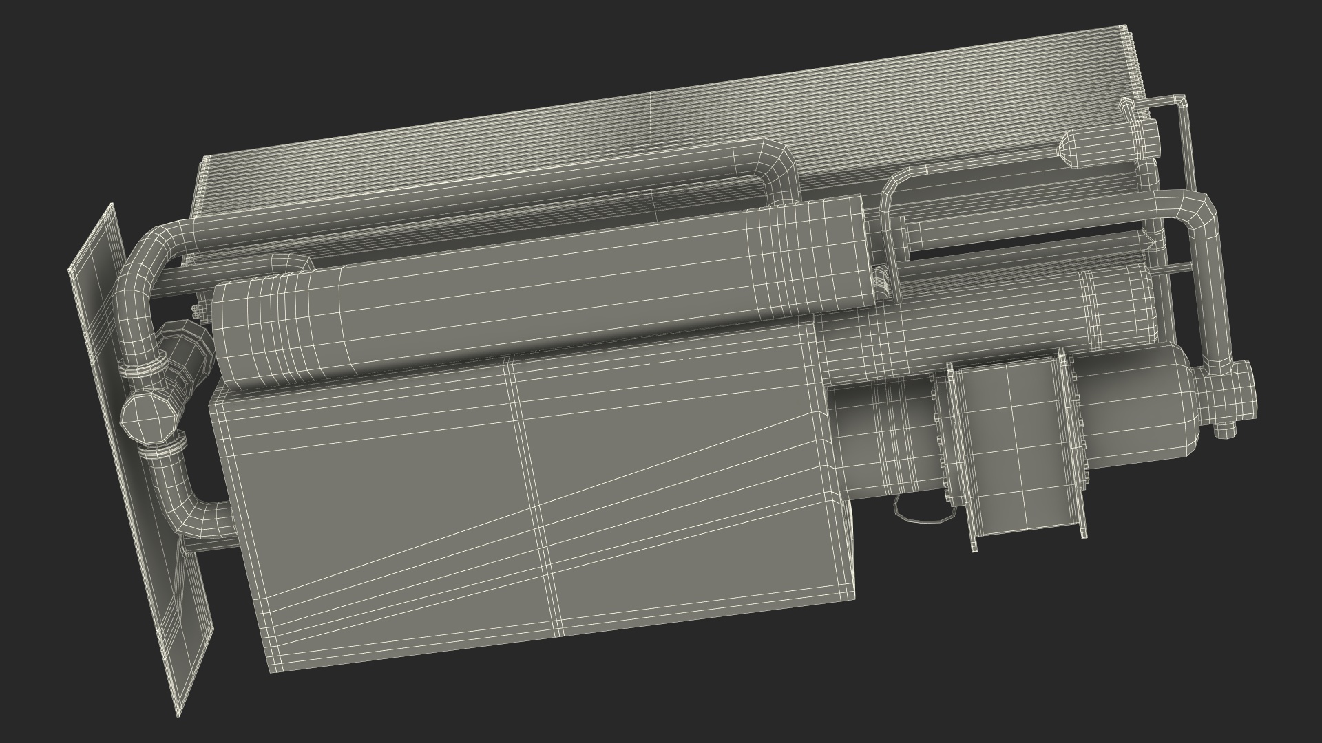 3D model Industrial Cooling System
