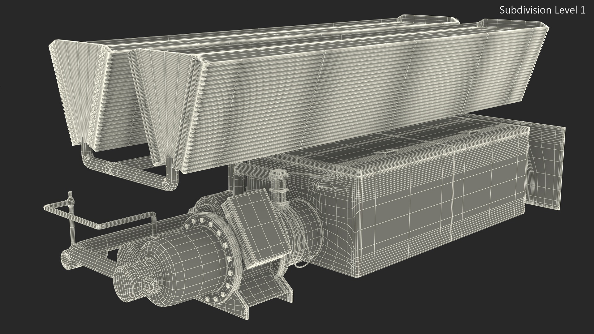 3D model Industrial Cooling System