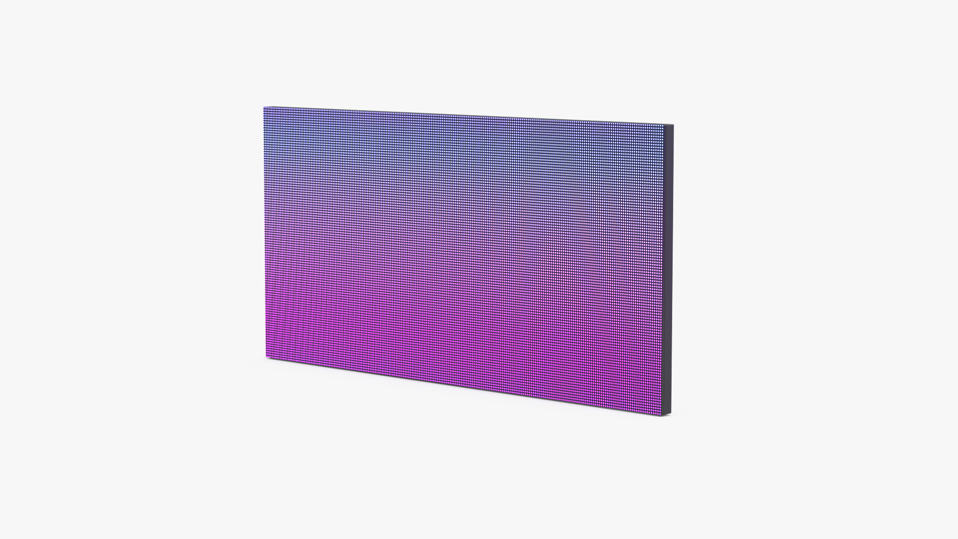 LED Display Screen Gradient 3D
