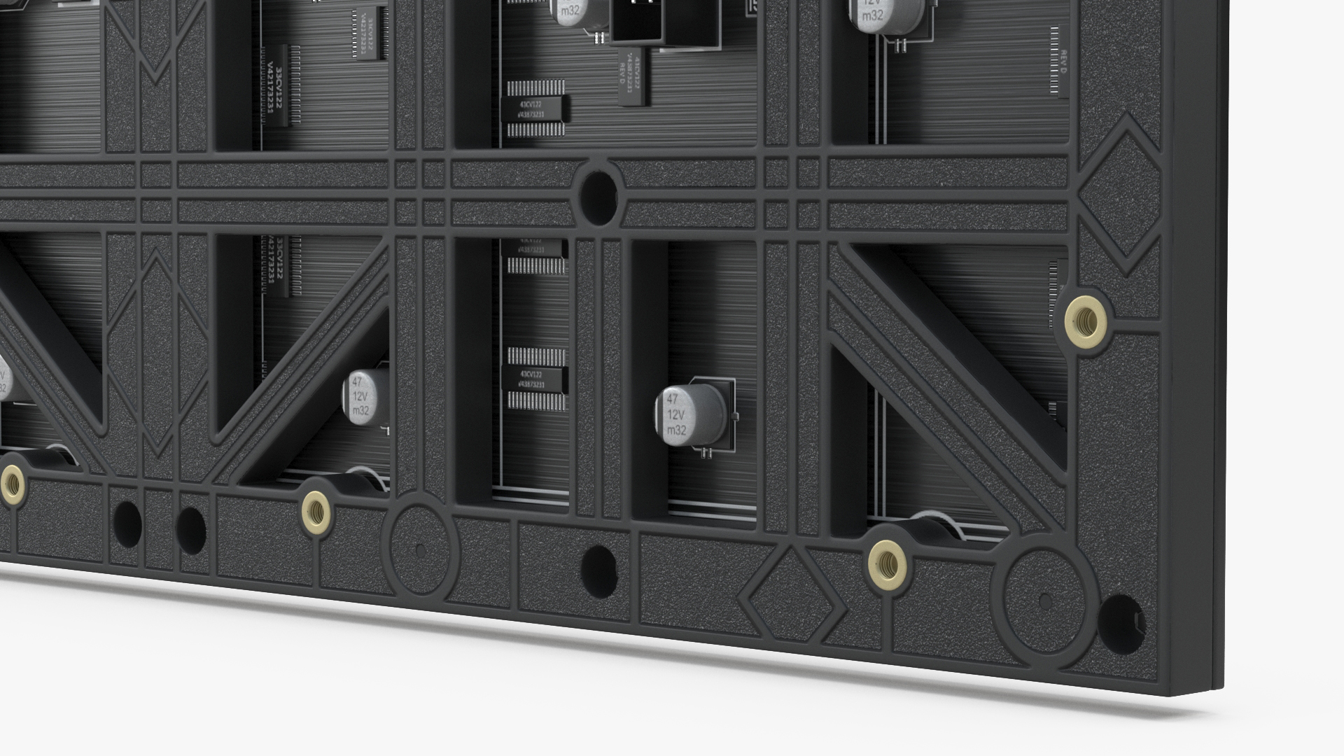 LED Display Screen Gradient 3D