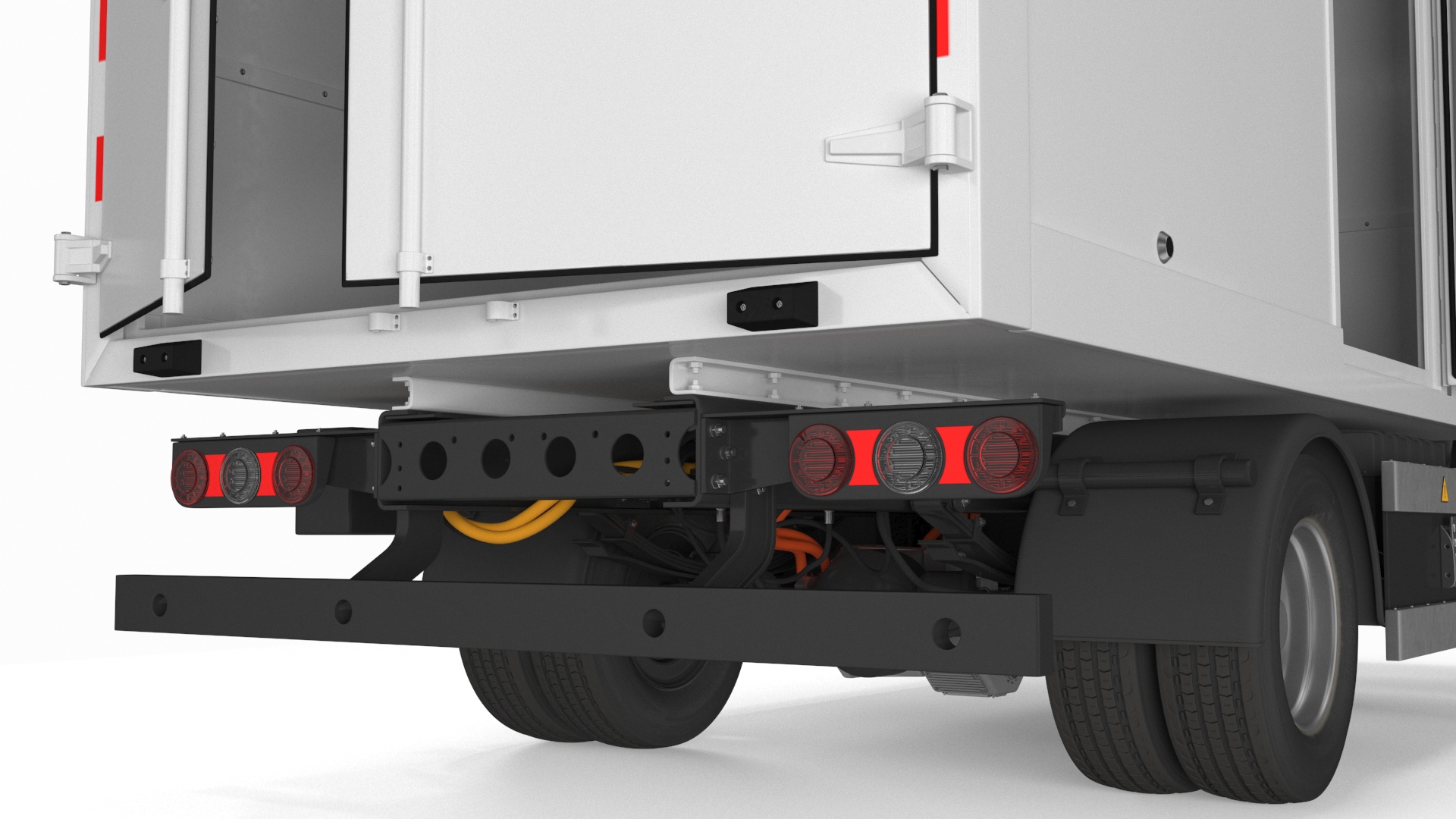 Truck BYD ETM6 White Rigged 3D