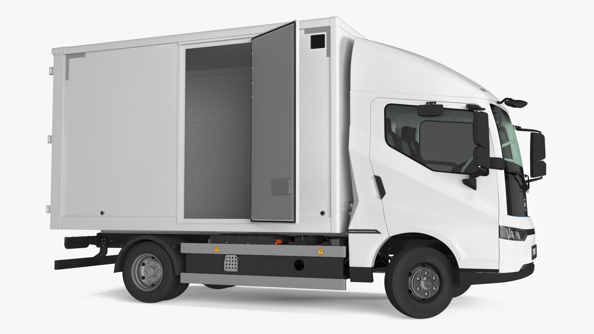 Truck BYD ETM6 White Rigged 3D