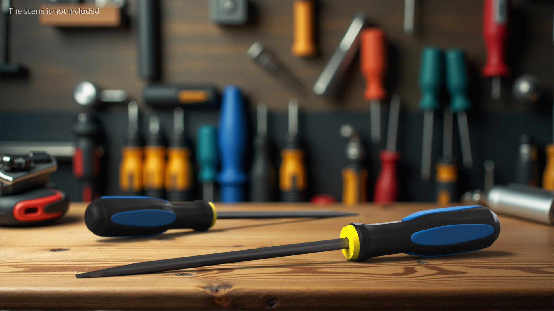 Flathead Screwdriver with Ergonomic Handle 3D