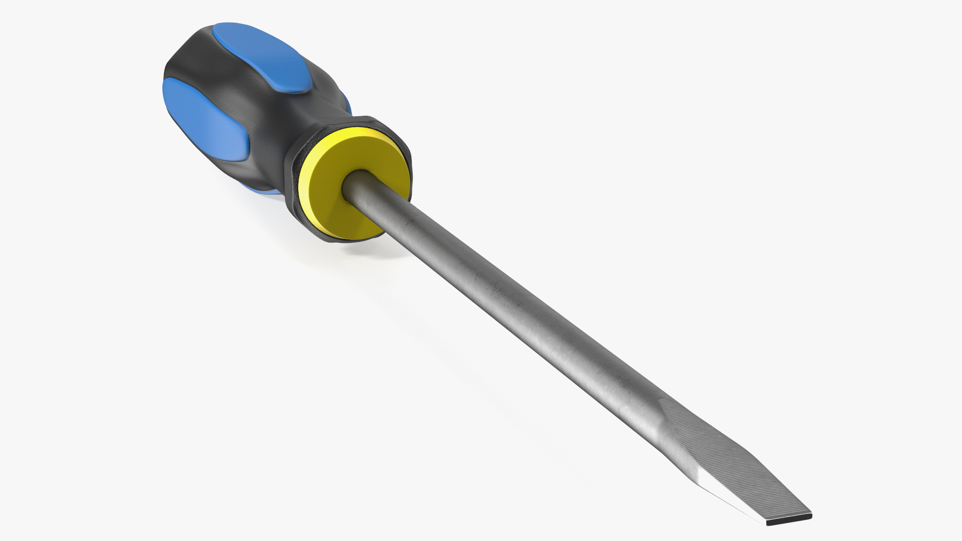 Flathead Screwdriver with Ergonomic Handle 3D