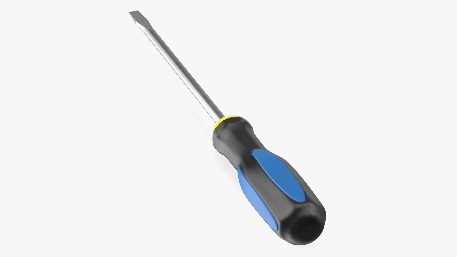 Flathead Screwdriver with Ergonomic Handle 3D
