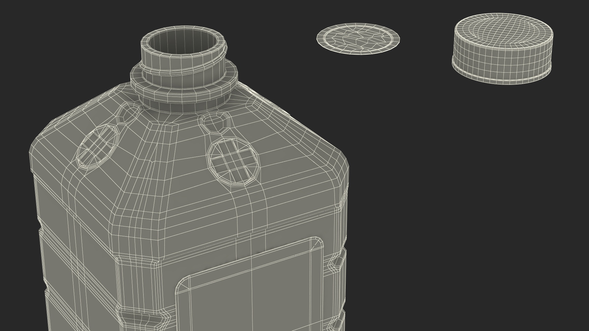 3D First Aid Antiseptic and Disposable Syringe model