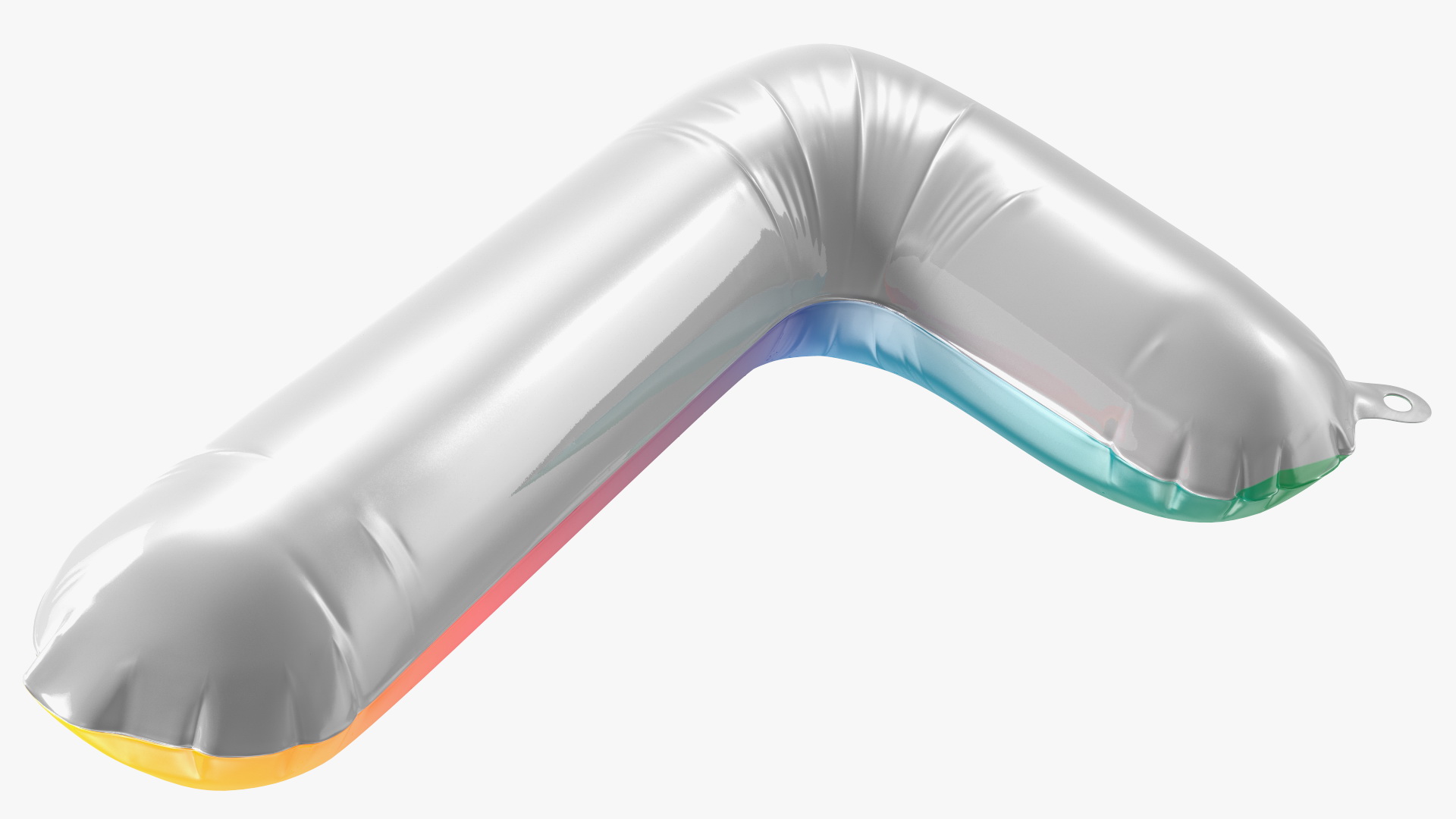 3D model Balloon Numbers 7 Rainbow
