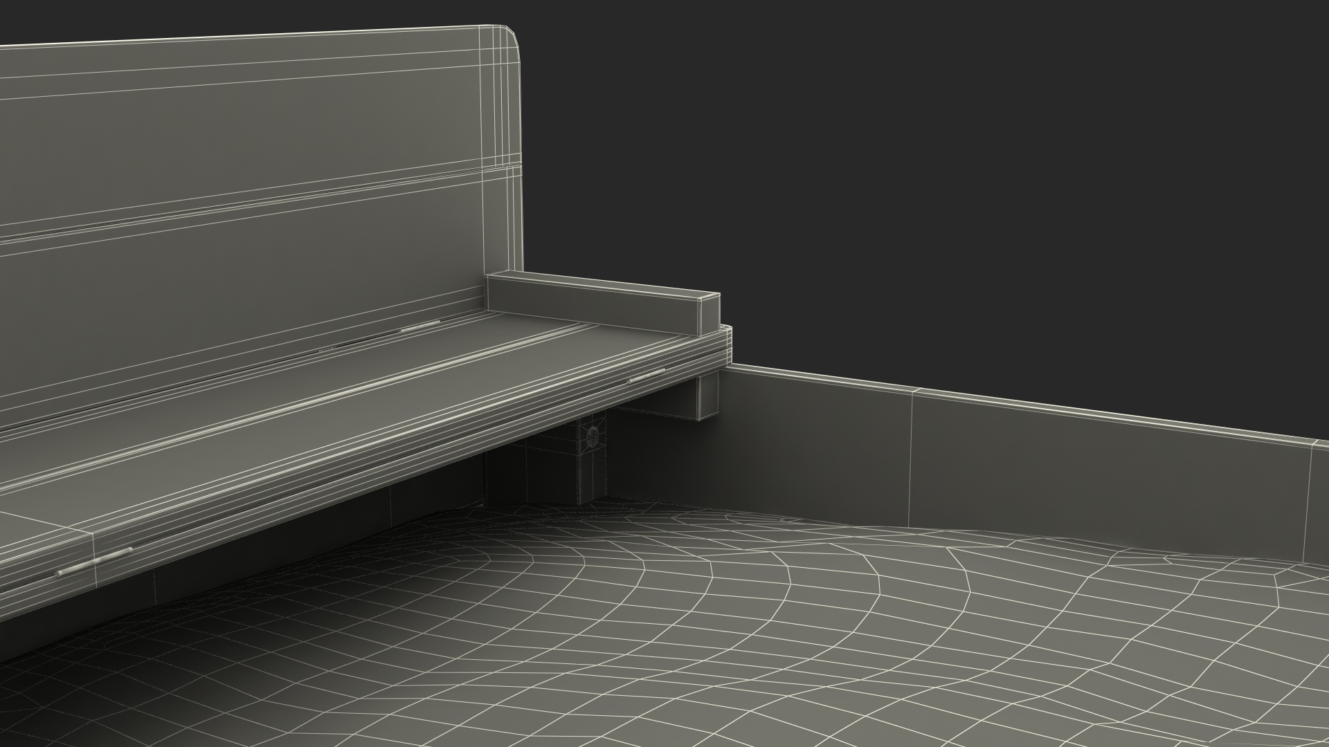 3D Wooden Sandpit with Bench Seats