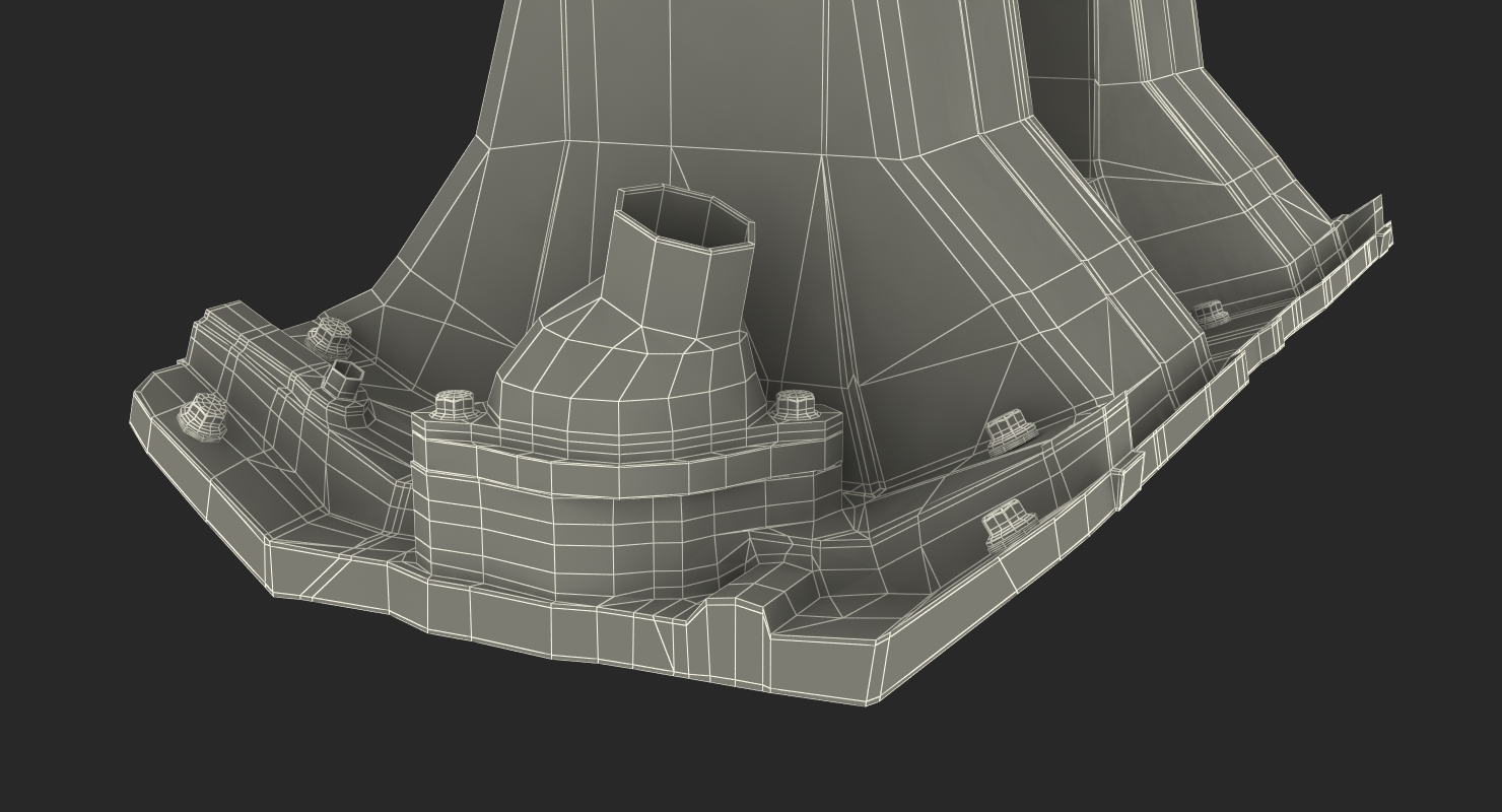 Hot Rod V8 Engine 3D