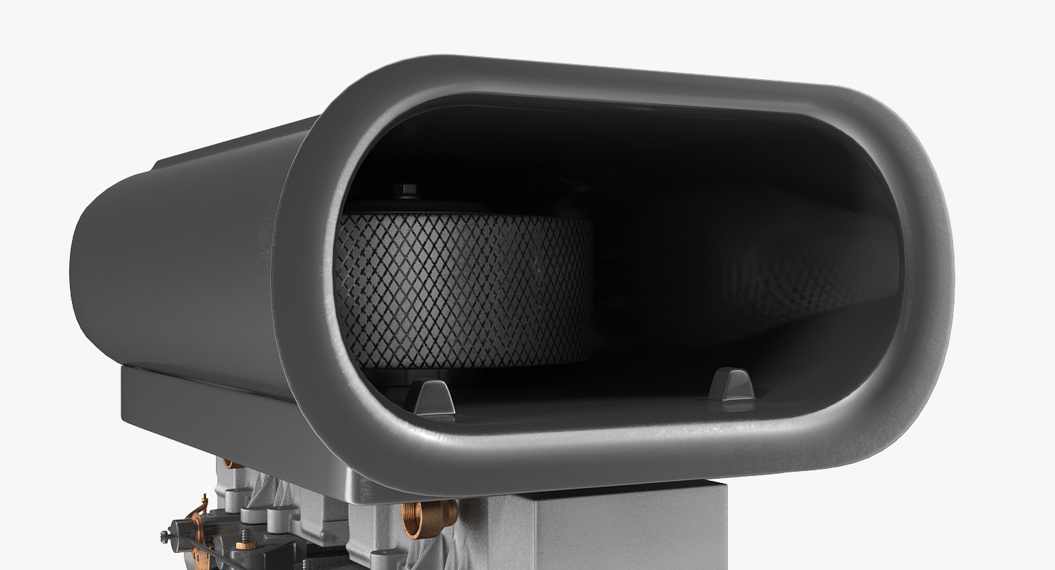 Hot Rod V8 Engine 3D