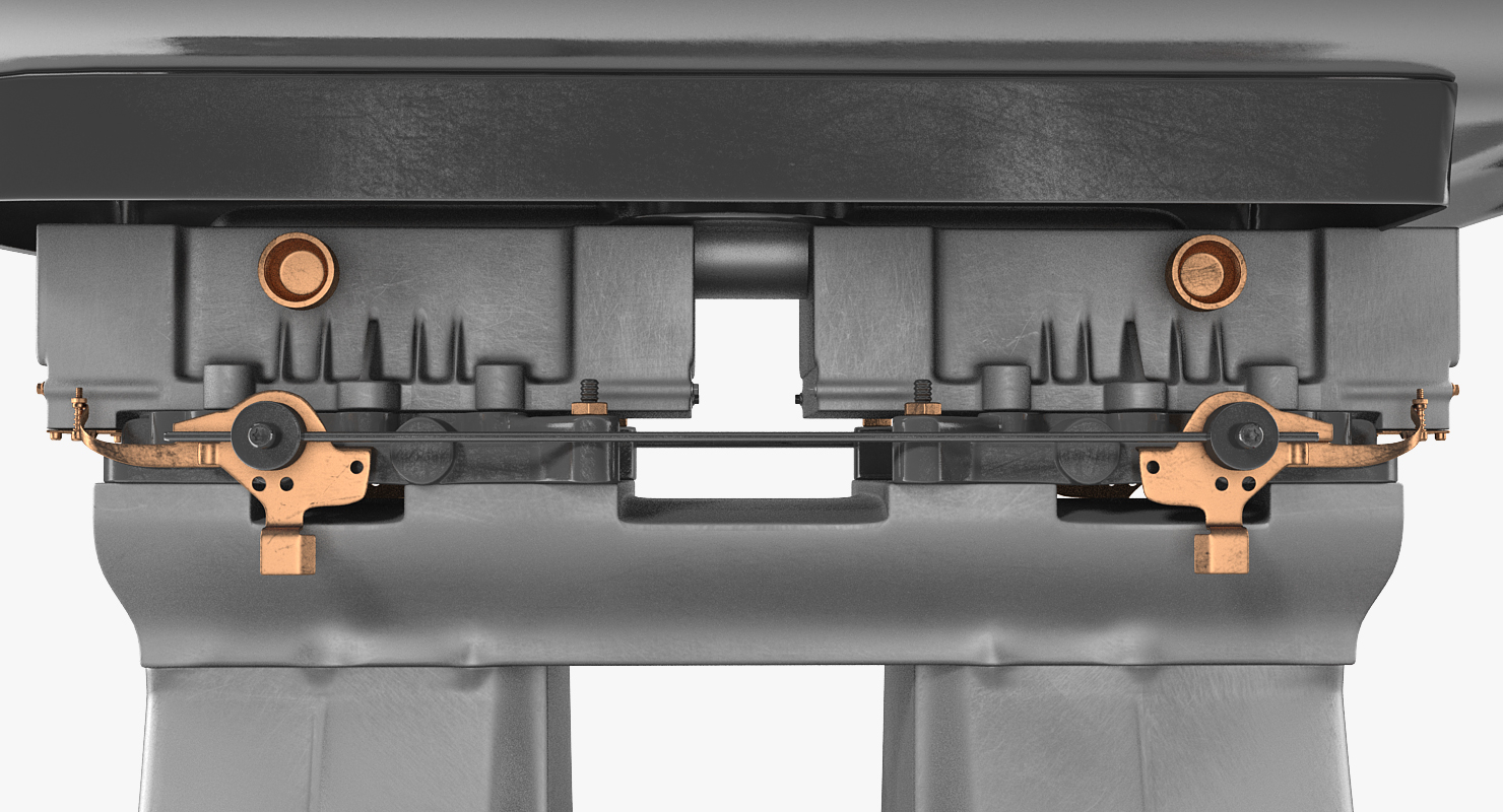 Hot Rod V8 Engine 3D