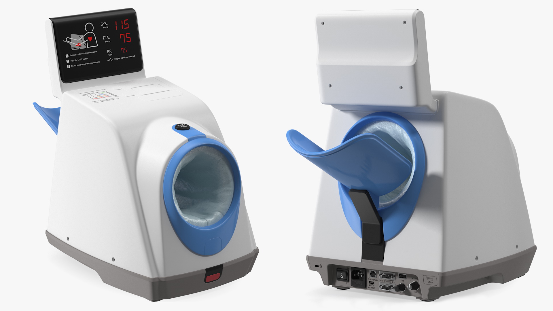 3D Kiosk Type Automatic Blood Pressure Monitor model