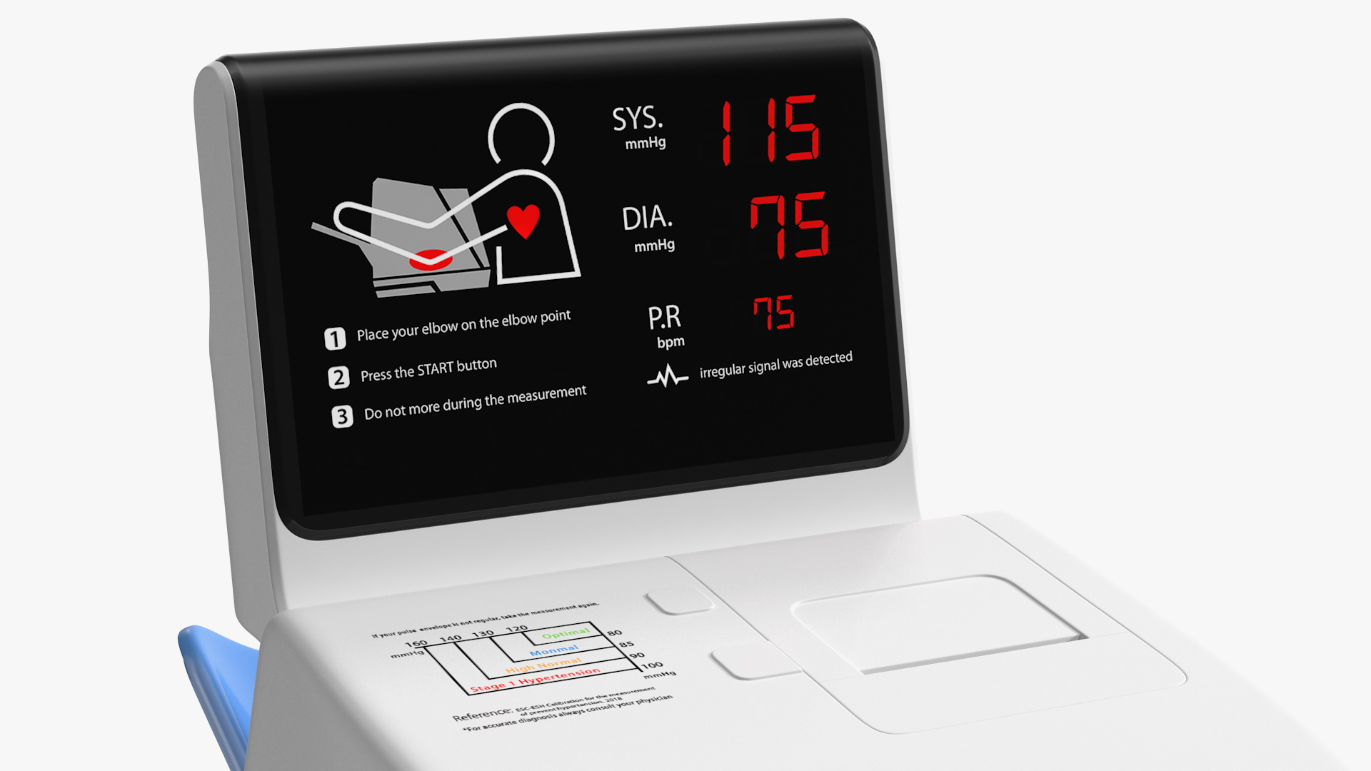 3D Kiosk Type Automatic Blood Pressure Monitor model