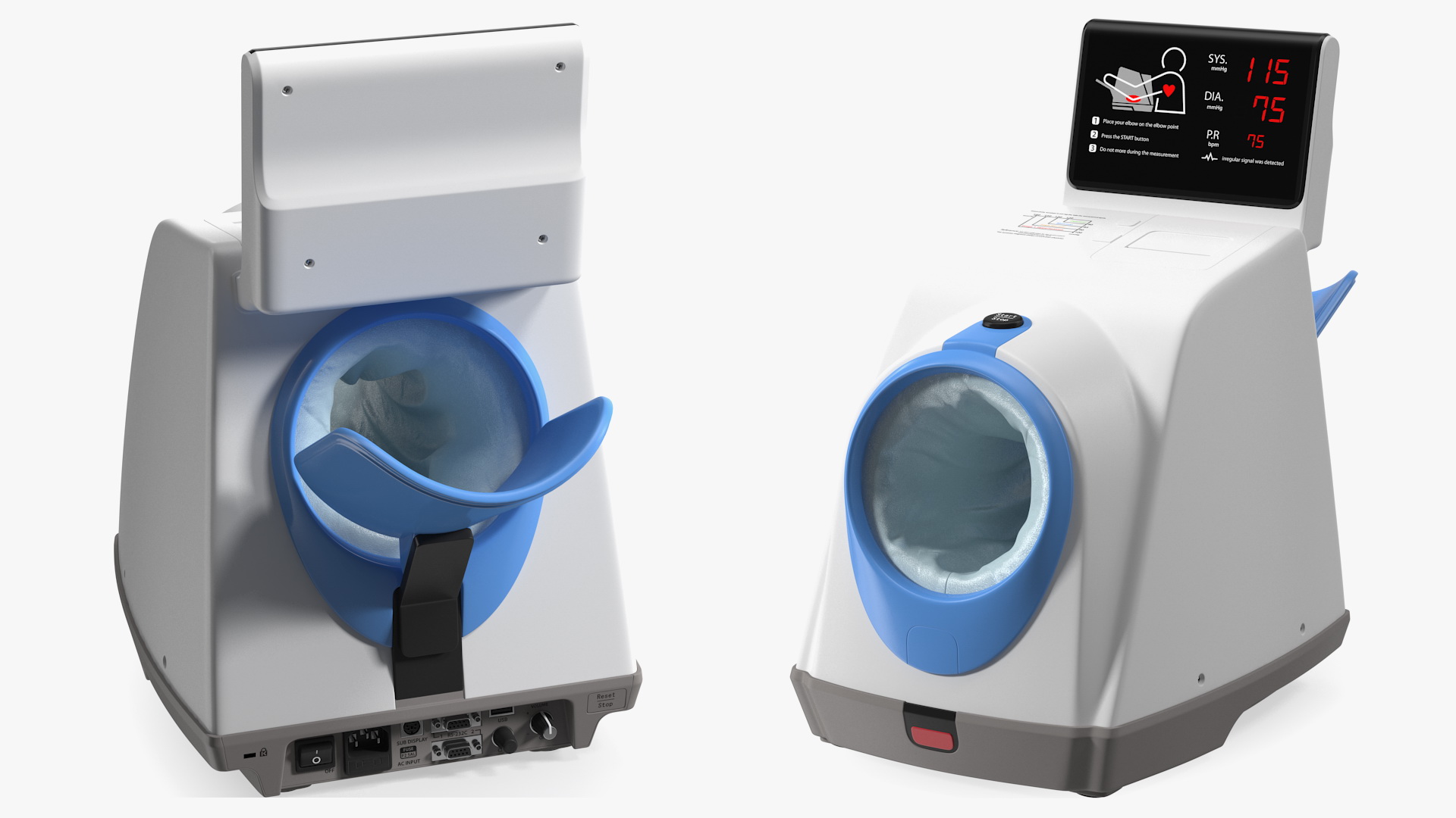3D Kiosk Type Automatic Blood Pressure Monitor model