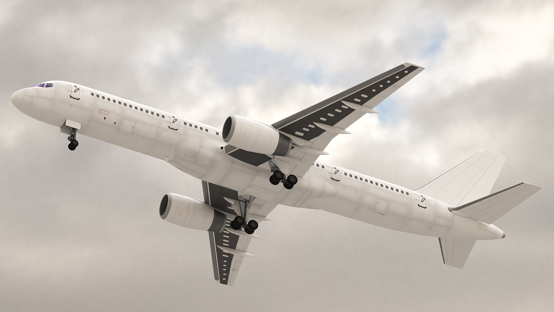 3D Boeing 757 200 Flight Deck