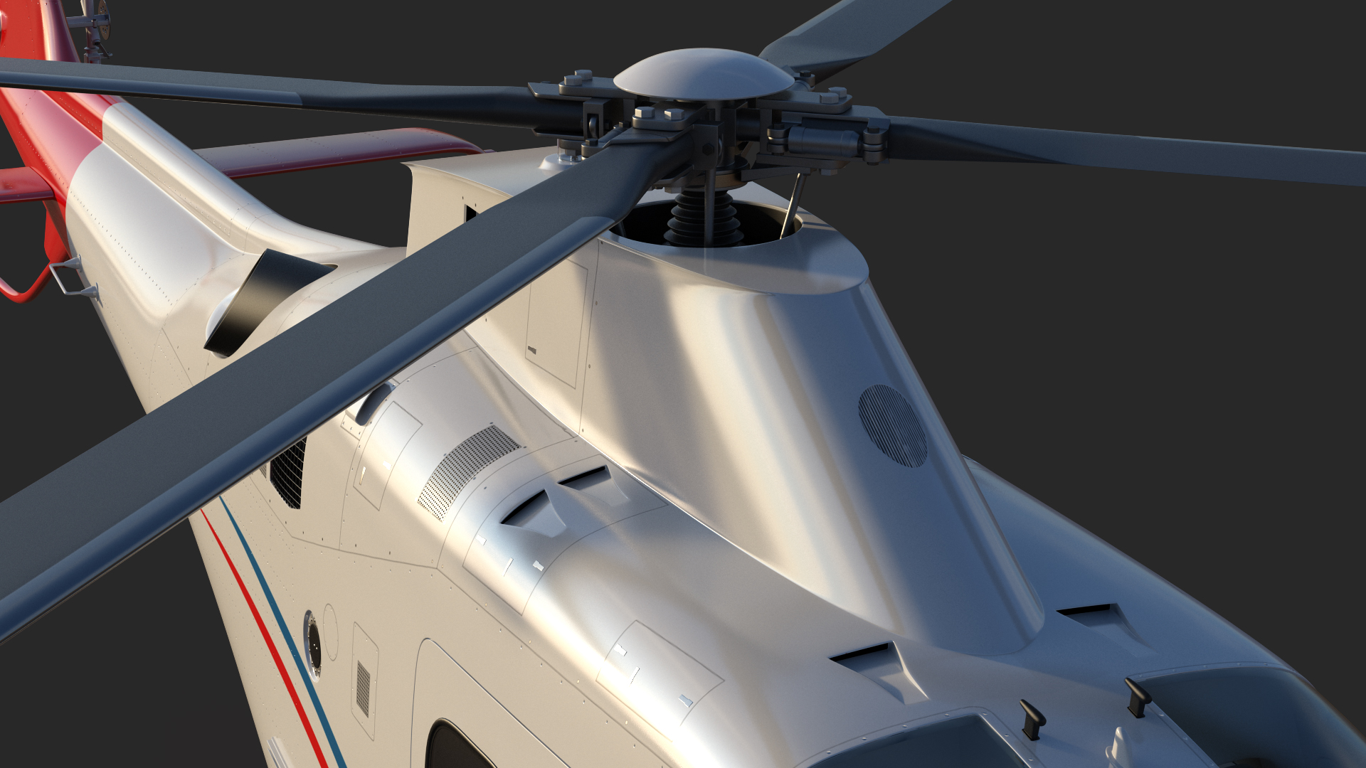 3D Multi-Purpose Helicopter Rigged