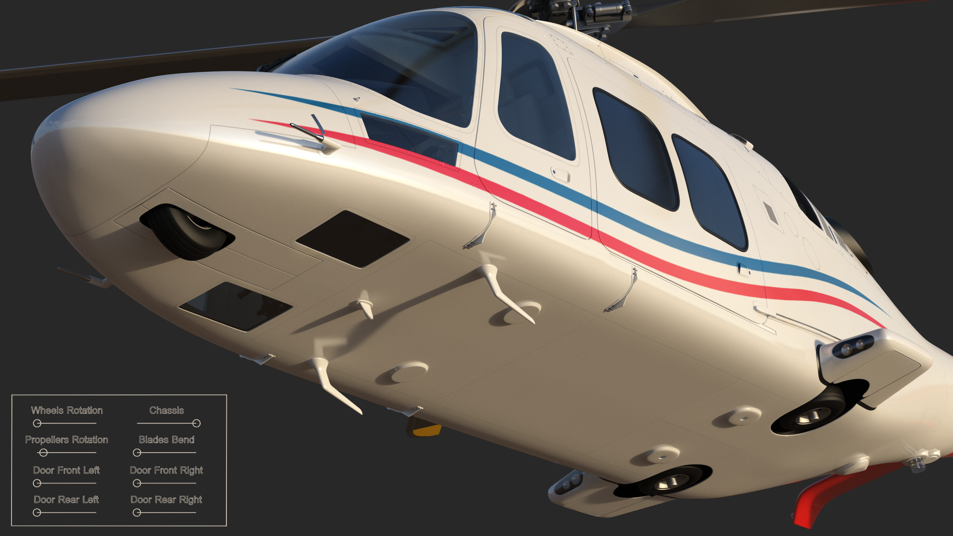 3D Multi-Purpose Helicopter Rigged