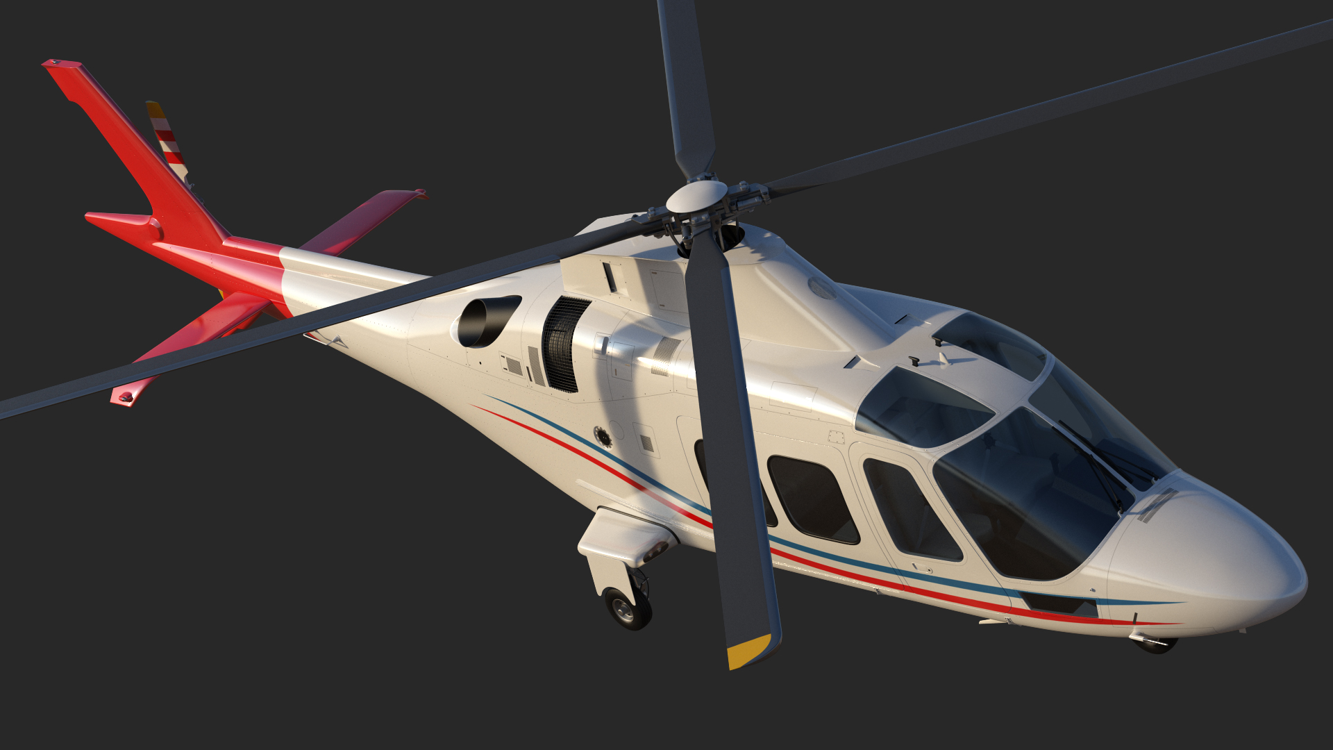 3D Multi-Purpose Helicopter Rigged