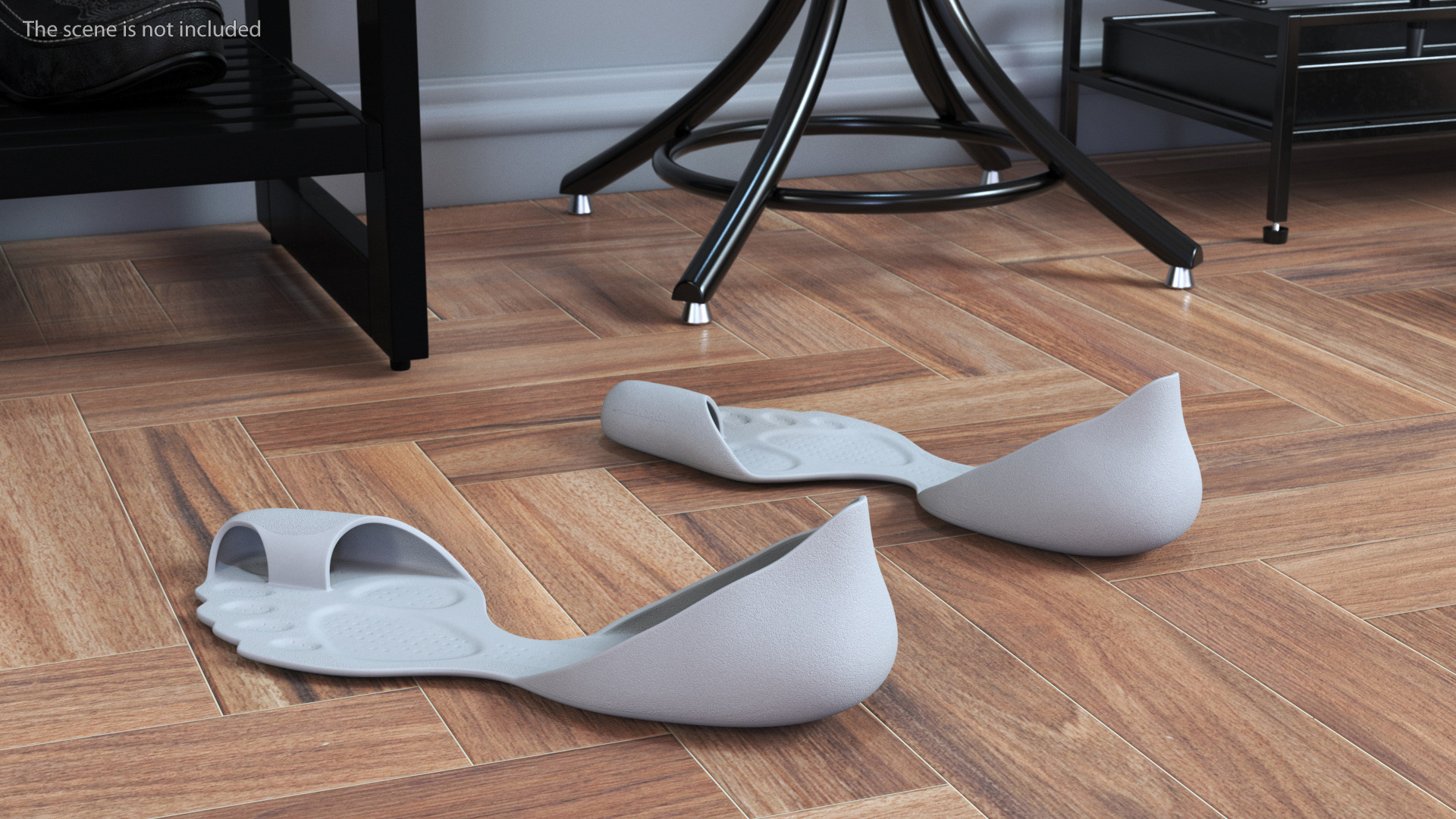 3D model Balenciaga Barefoot Zero Shoes