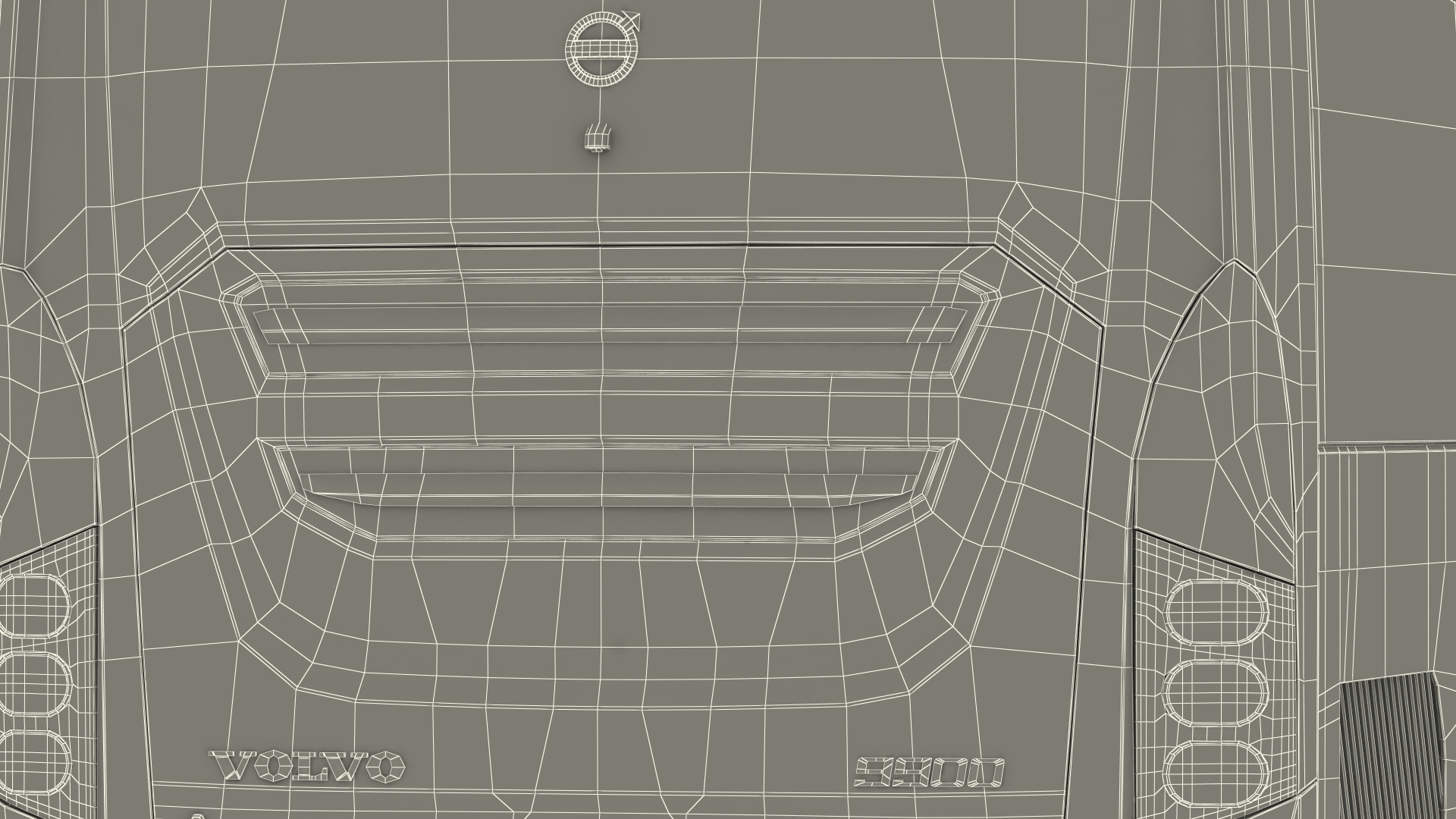 3D model Volvo 9900 Bus Simple Interior
